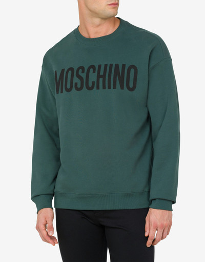 Moschino ORGANIC COTTON SWEATSHIRT WITH LOGO outlook