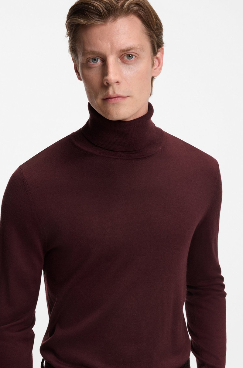 BECKHAM X BOSS ROLLNECK SWEATER IN CASHMERE 3