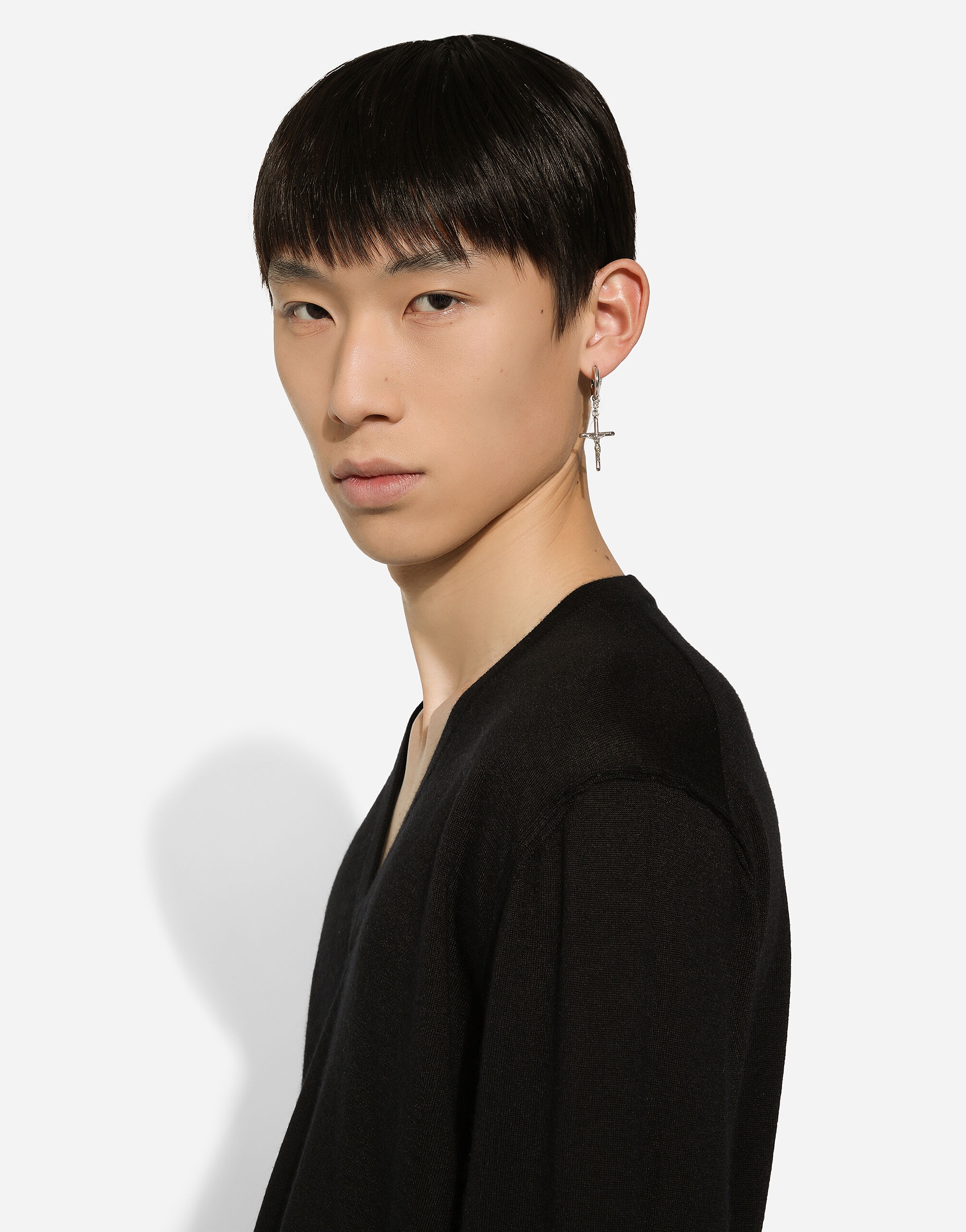 Single stud earring with “DNA” cross - 2