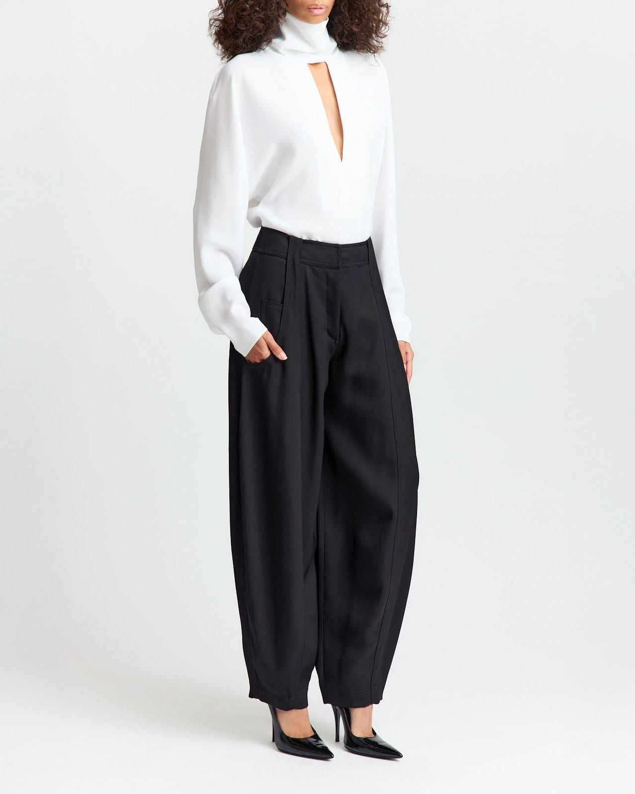 LELIO TROUSER IN TWILL - 2