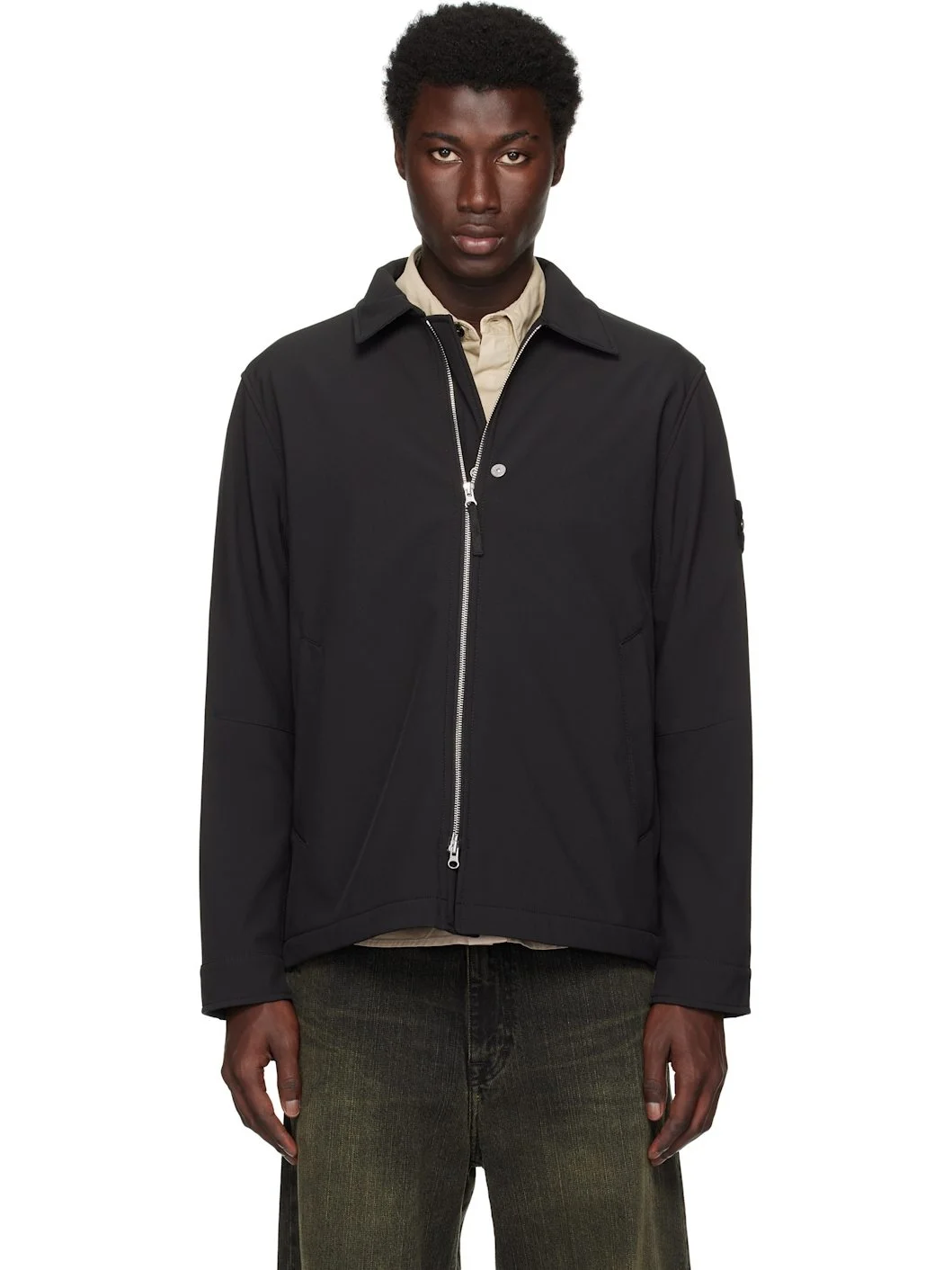 Black Q100003 Soft Shell Jacket - 1