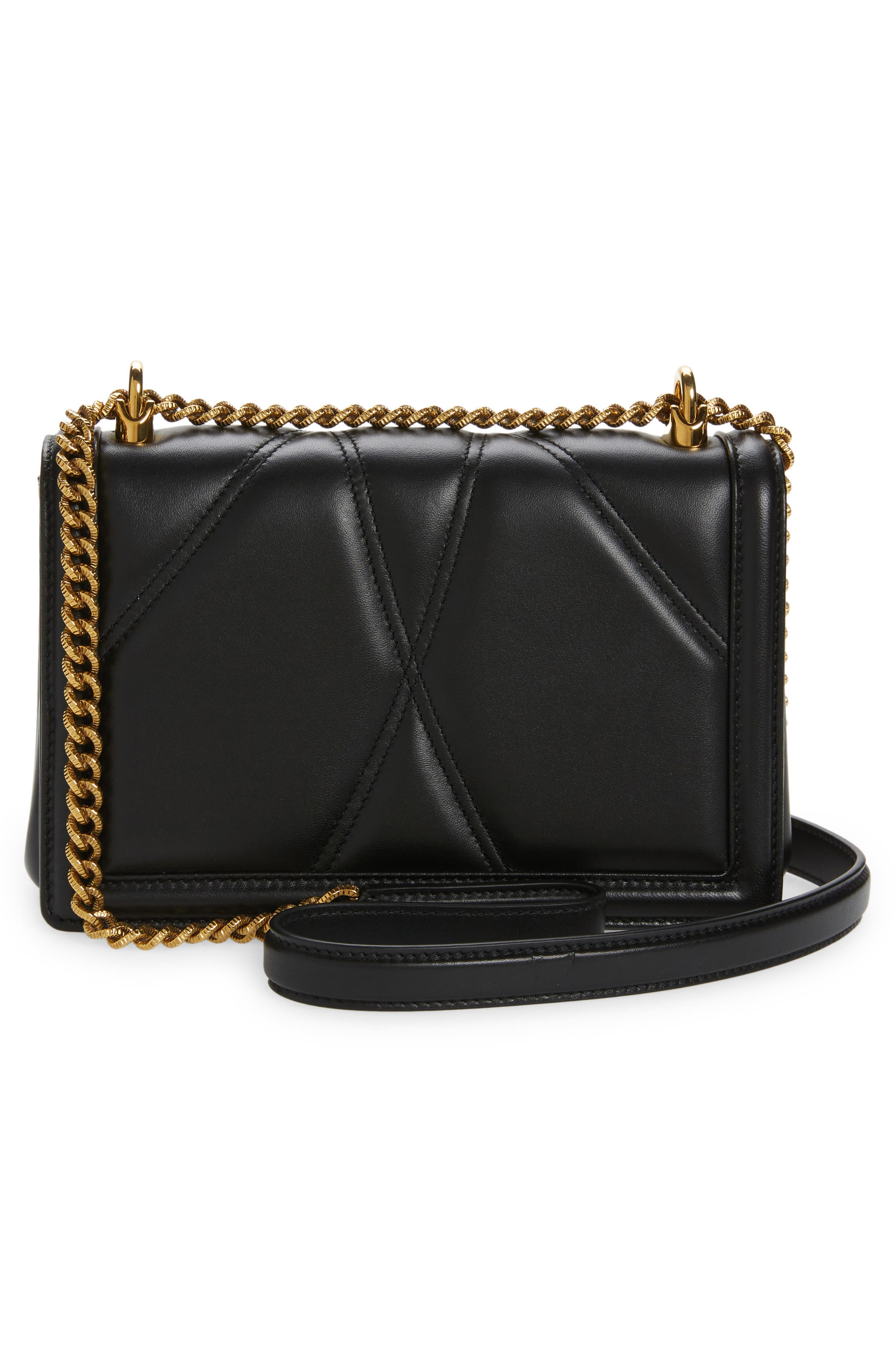 Devotion Logo Heart Lambskin Crossbody Bag - 4