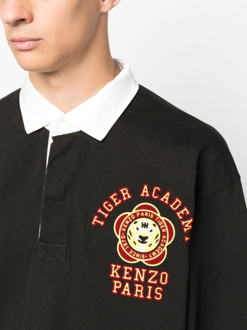 Tiger Academy cotton polo shirt 5