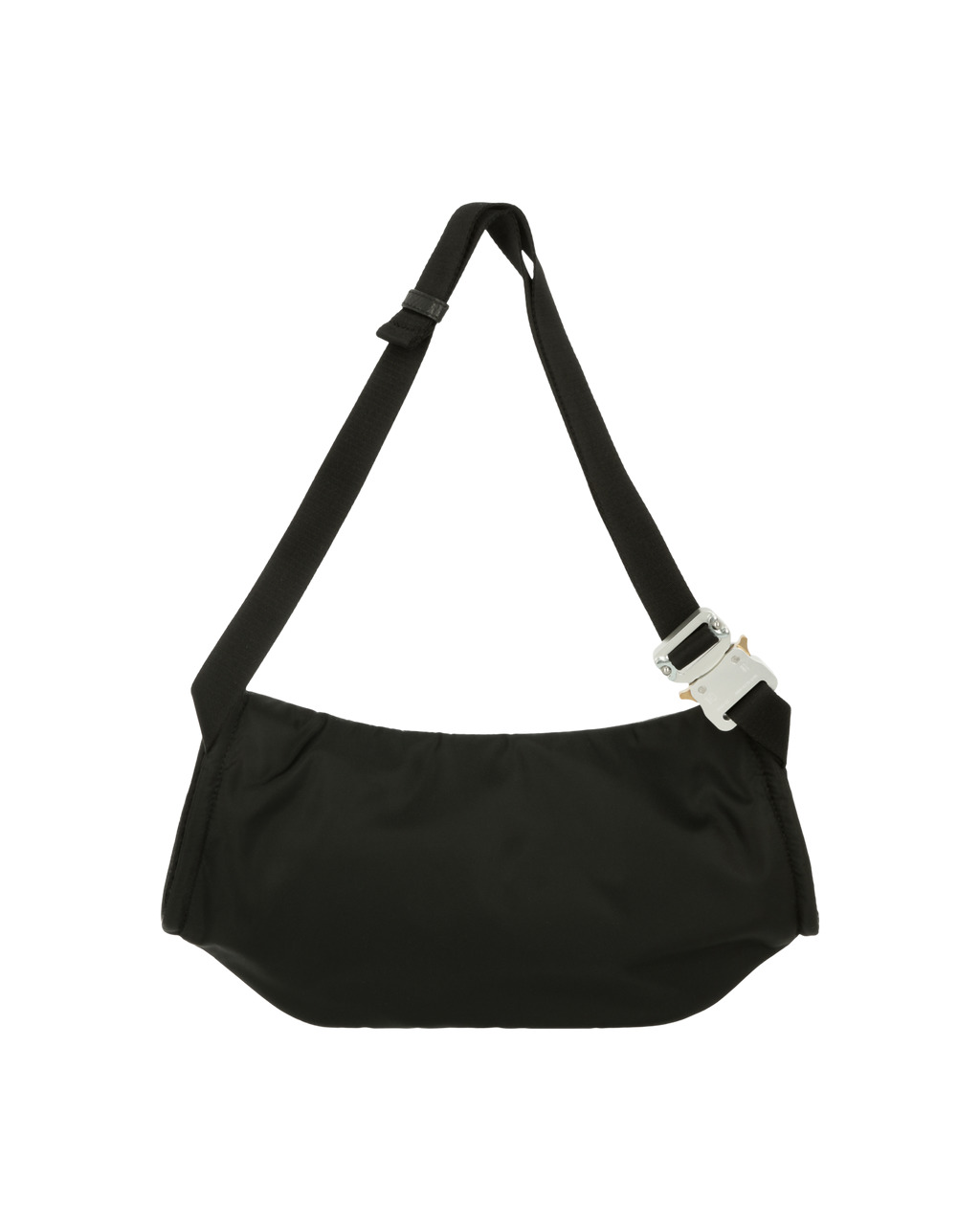 LEATHER X NYLON CROSSBODY BAG - 4