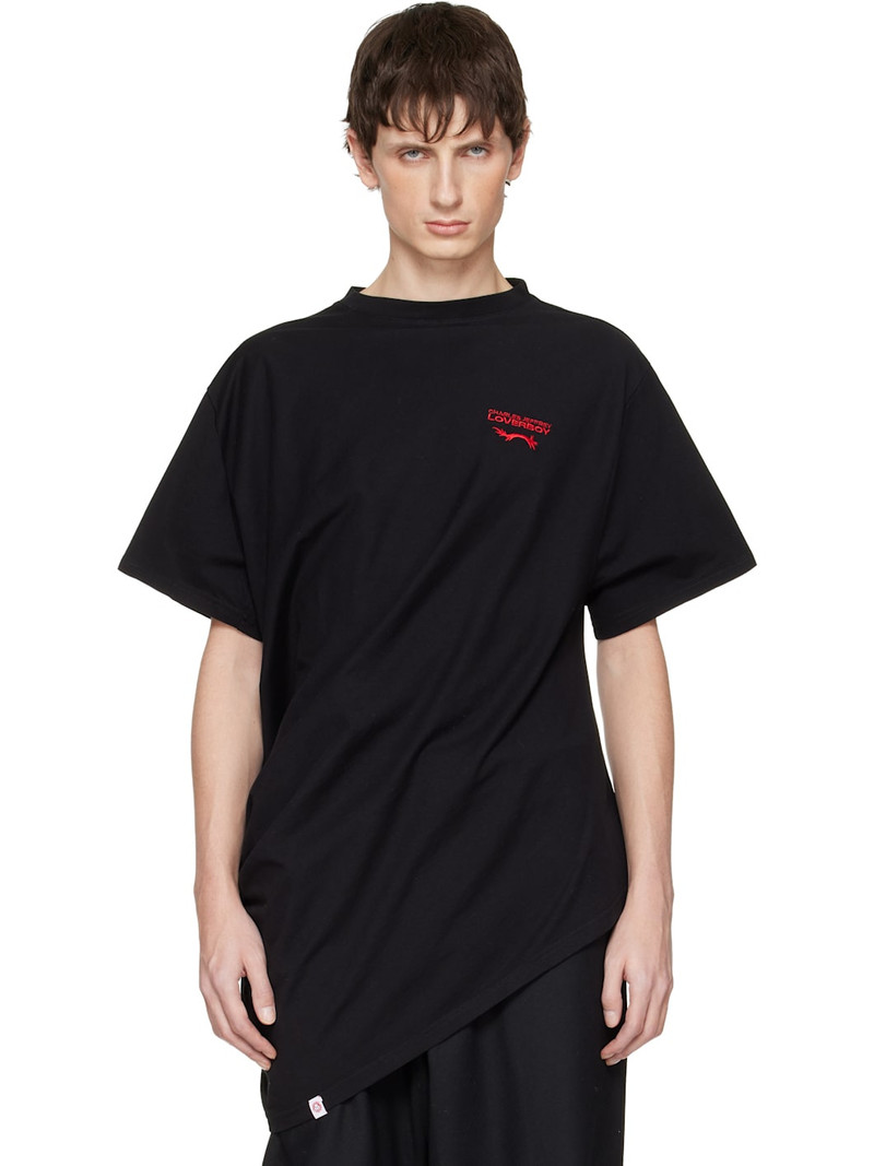 Black Topsy Turvy T-shirt 1