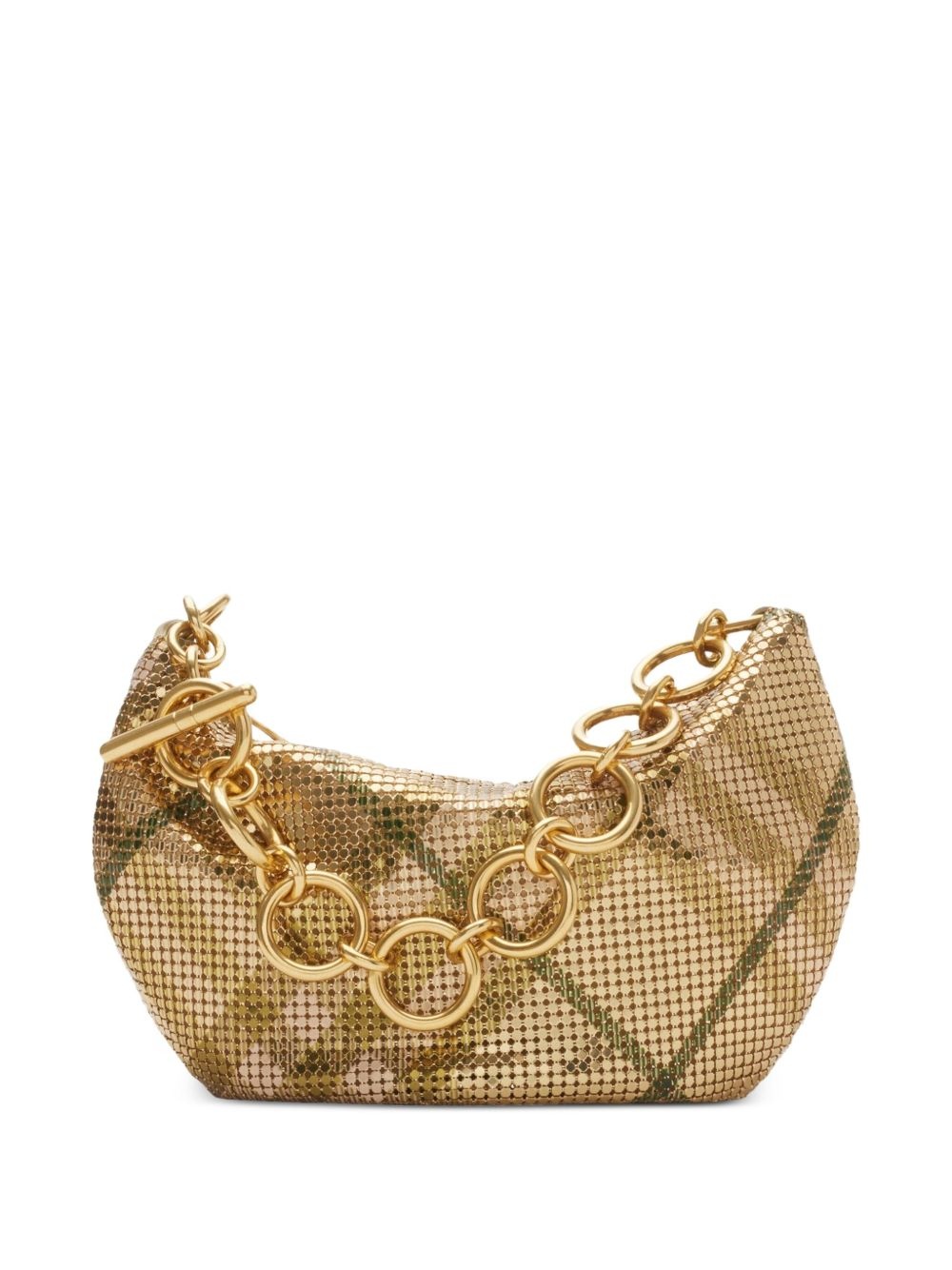 checked shoulder bag - 1