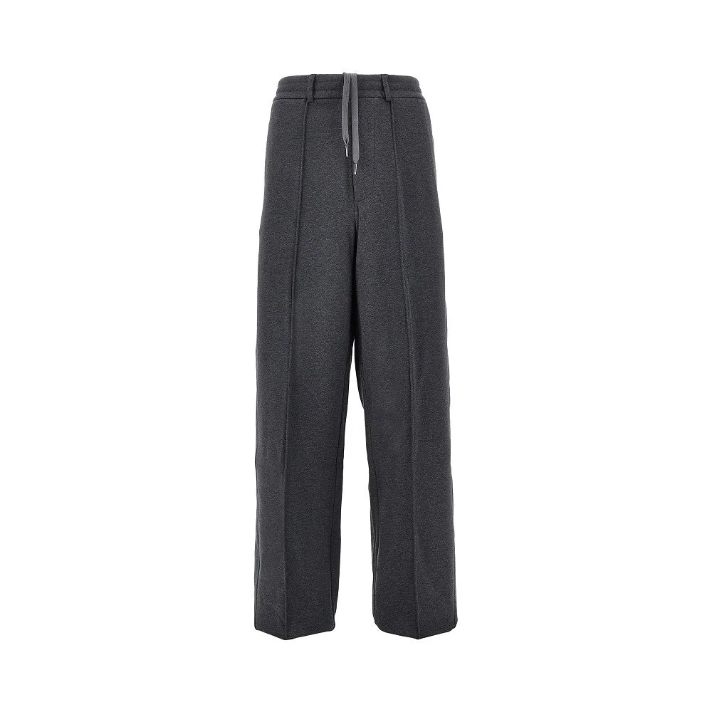 FRENCH TERRY STRAIGHT LEG PANTS - 1