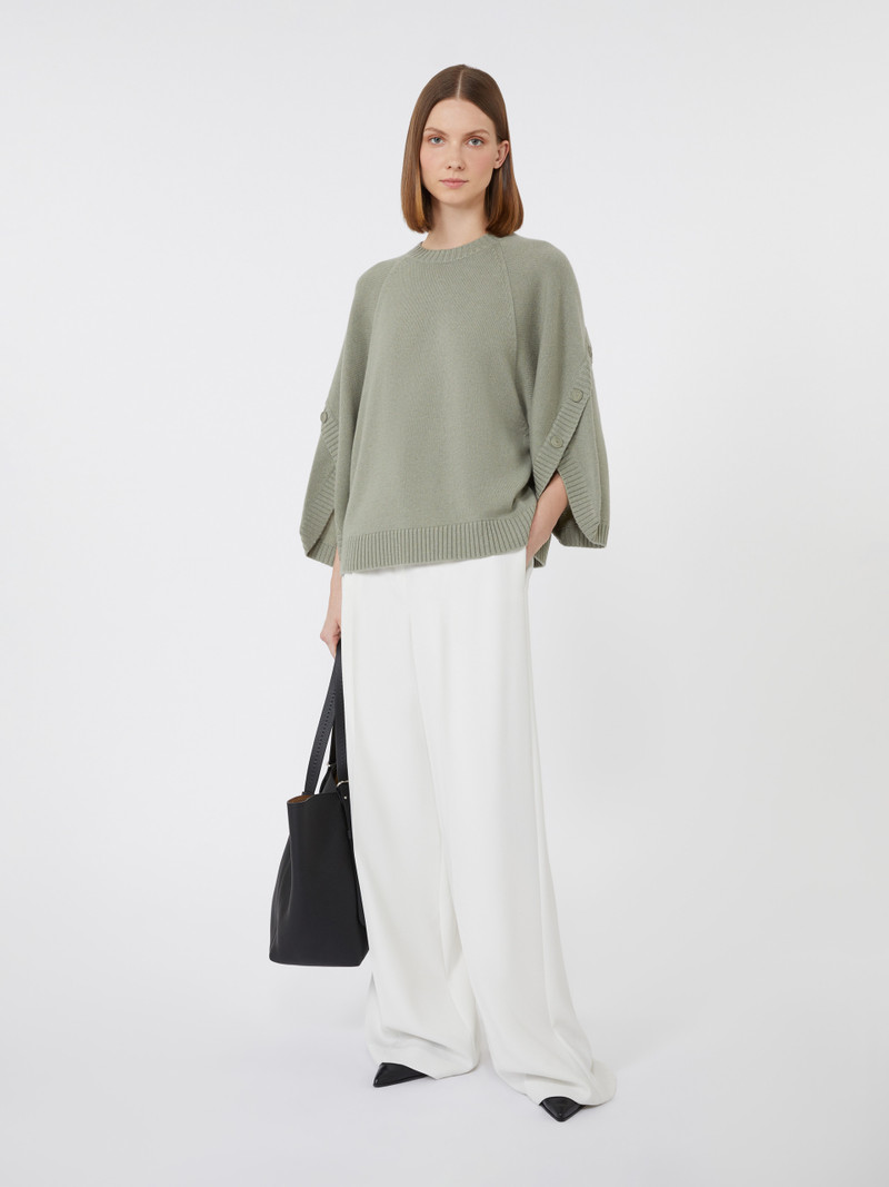 Max Mara AMPEX Oversized wool and cashmere sweater outlook