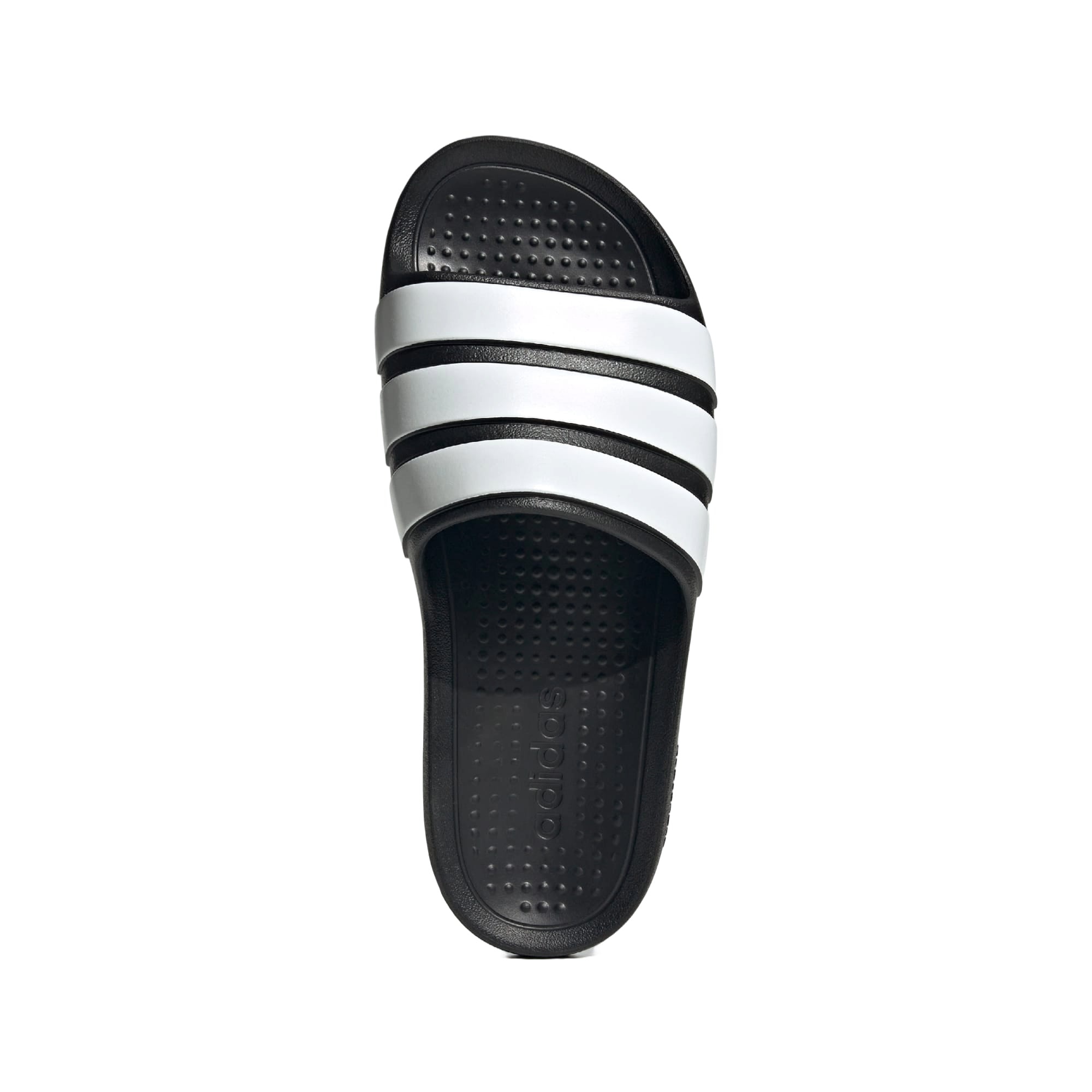 adidas Adilette Flow Slides 'Black White' IF4134 - 4