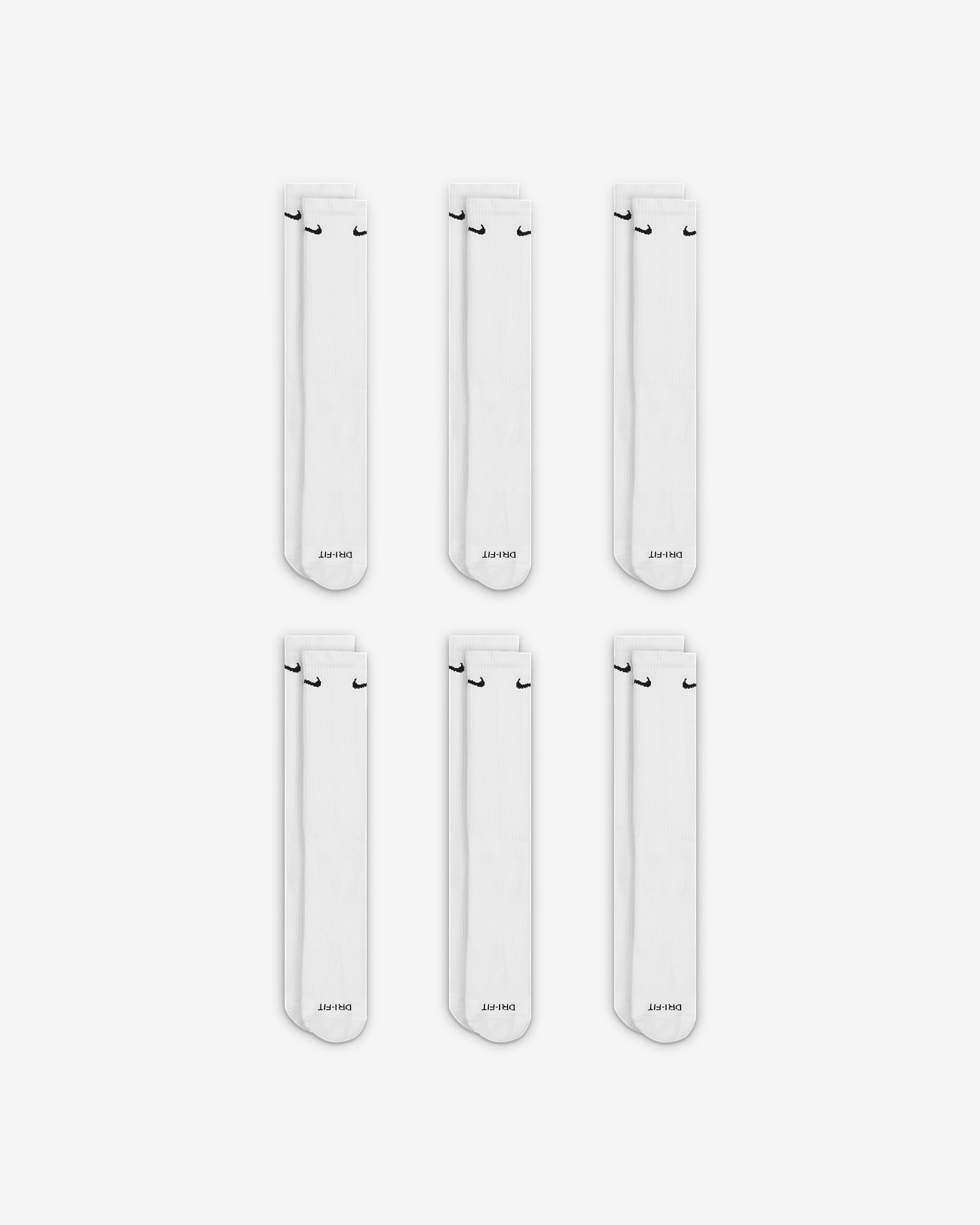 Nike Everyday Plus Cushioned Training Crew Socks (6 Pairs) - 2