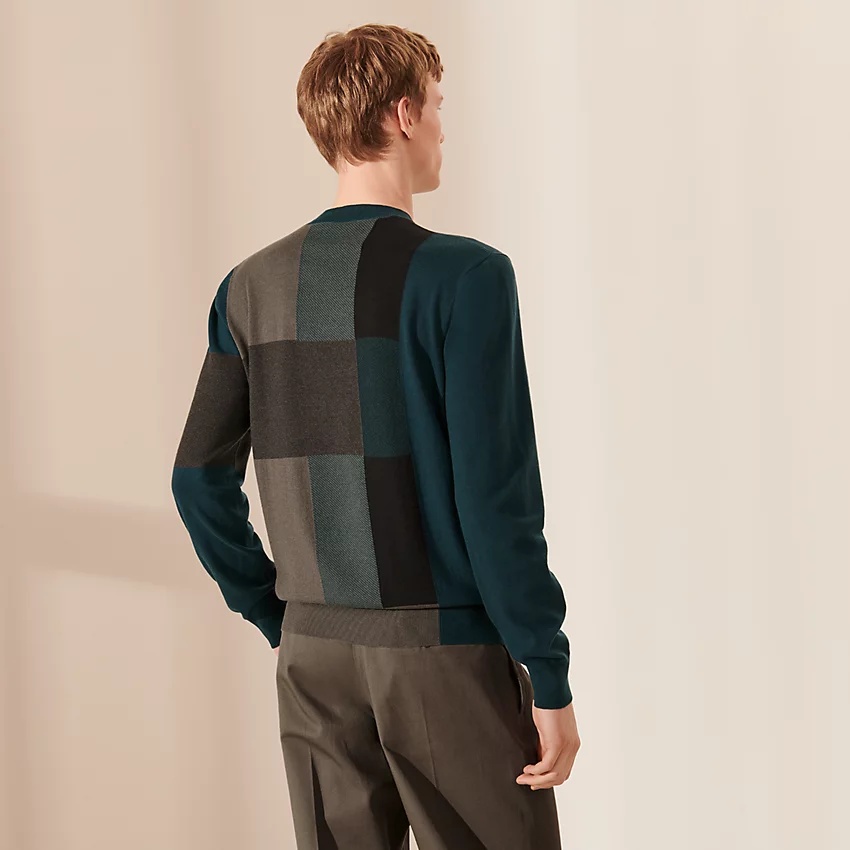 "H en Calques" crewneck sweater - 3