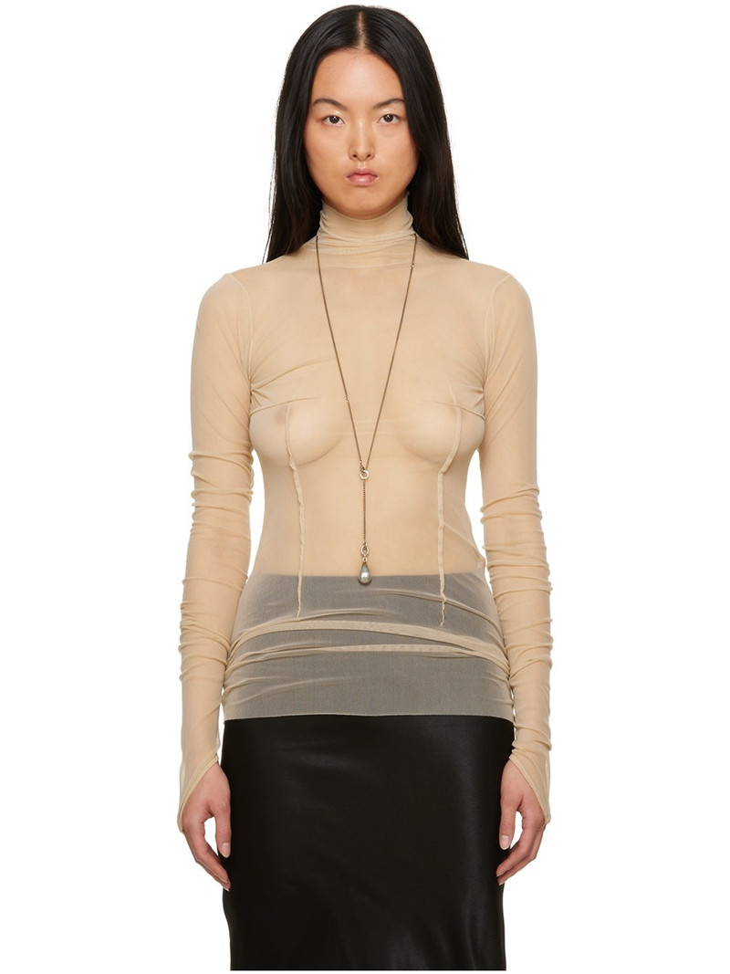 Beige Zenia Turtleneck 1