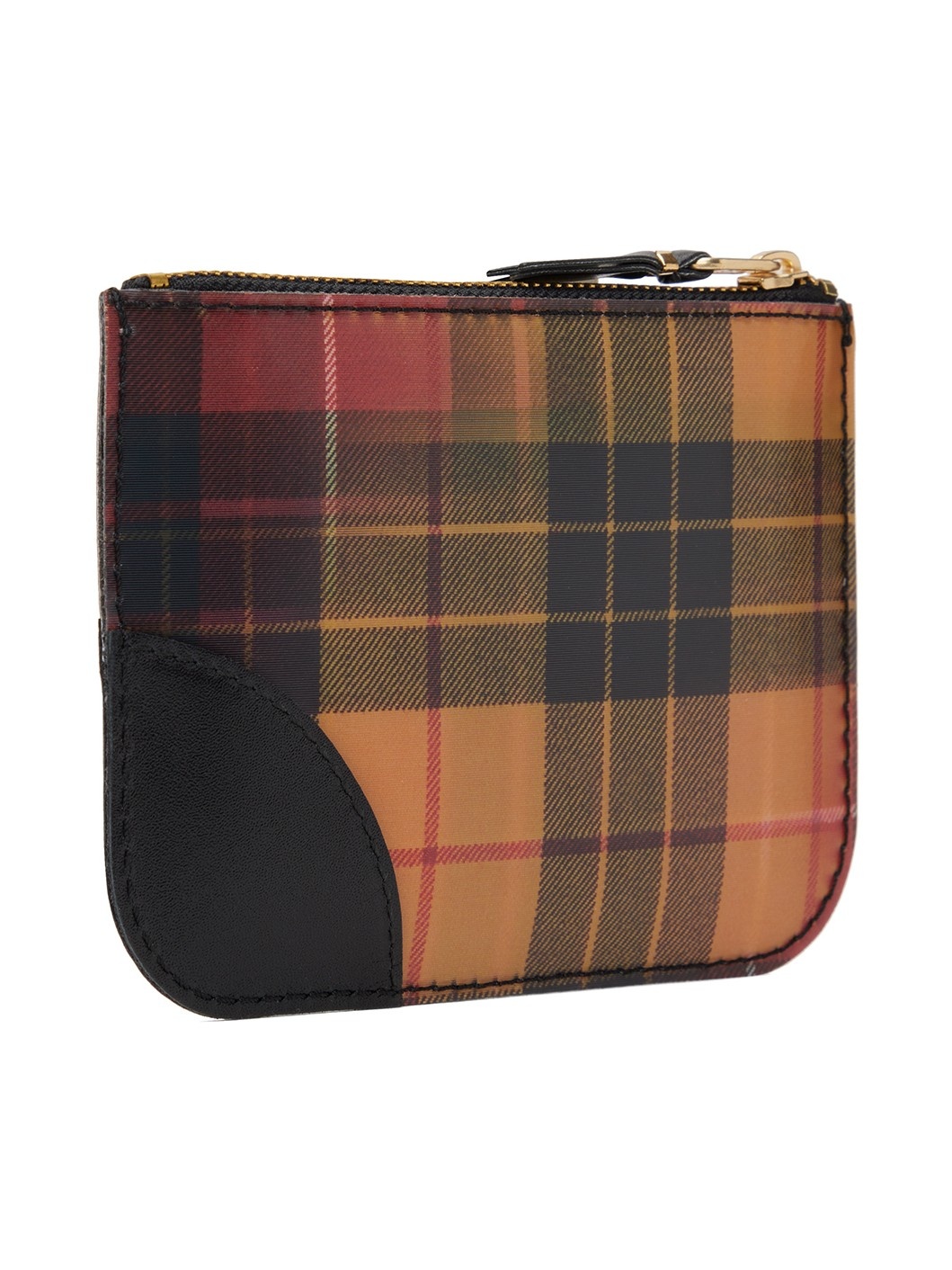 Red & Yellow Mini Lenticular Tartan Pouch - 3