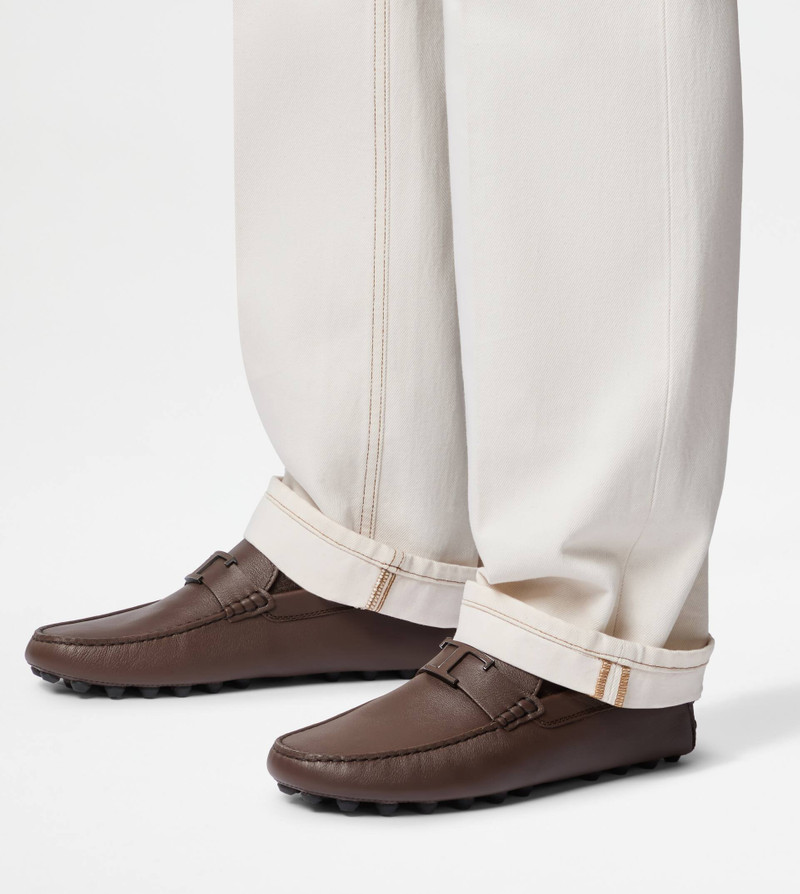 T TIMELESS GOMMINO BUBBLE IN LEATHER - BROWN 8