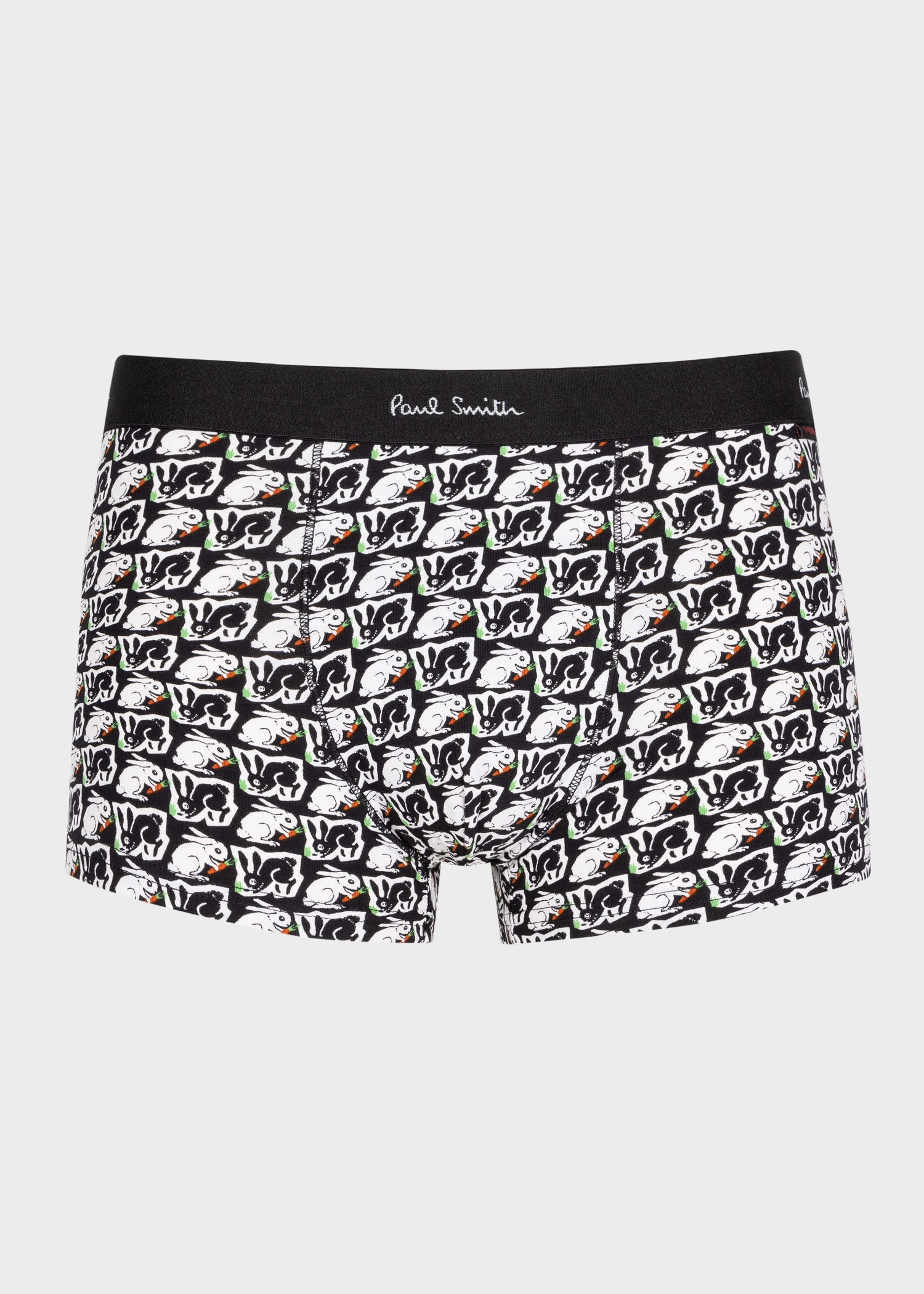 'Repeating Bunny' Print Low-Rise Boxer Briefs - 1