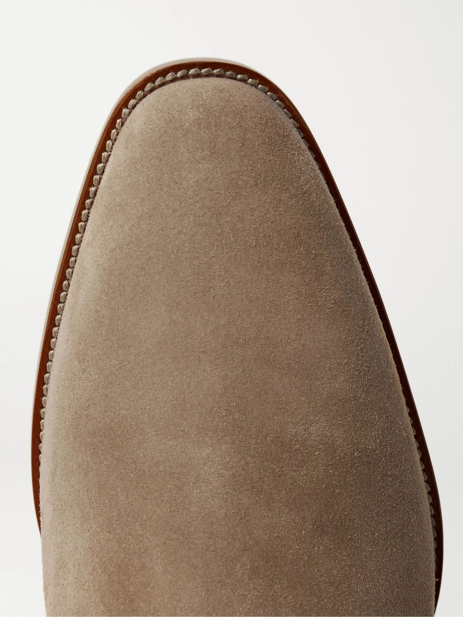 Wyatt 30 Suede Chelsea Boots Brown - 5