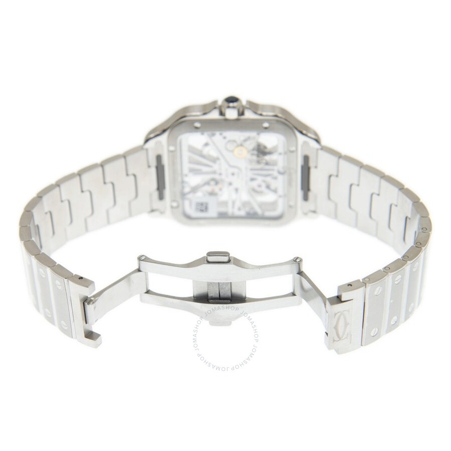 Cartier Santos Large Skeleton Hand Wind Men's Watch WHSA0015 - 4