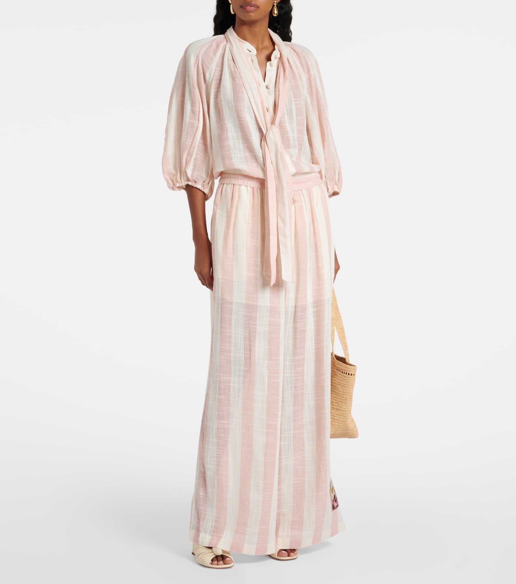 Zimmermann Acacia striped wide-leg pants | mytheresa