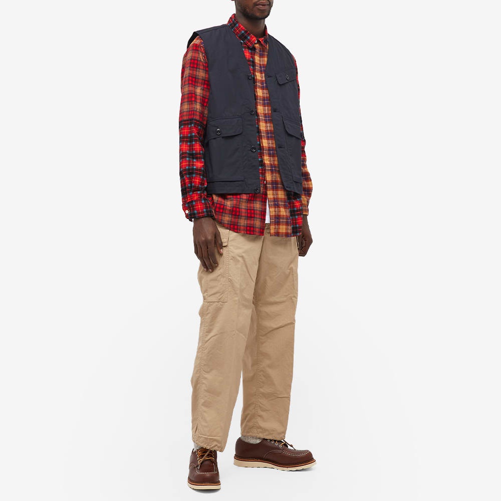 Engineered Garments Plaid Patchwork Shirt - 6