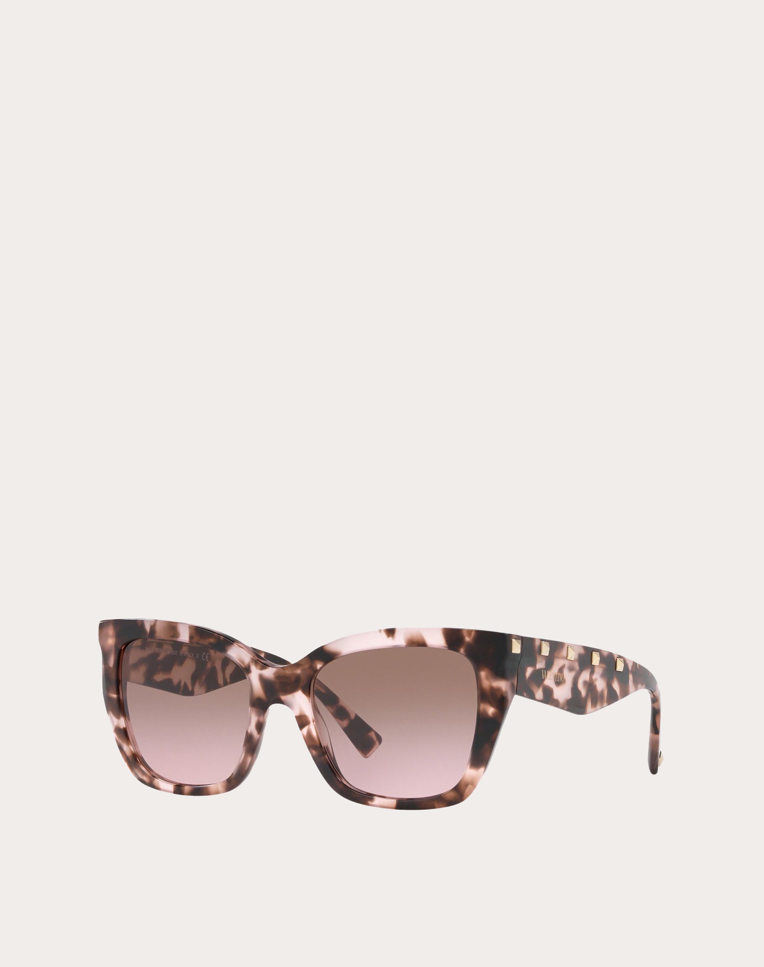 SQUARE ACETATE SUNGLASSES WITH STUDS - 2