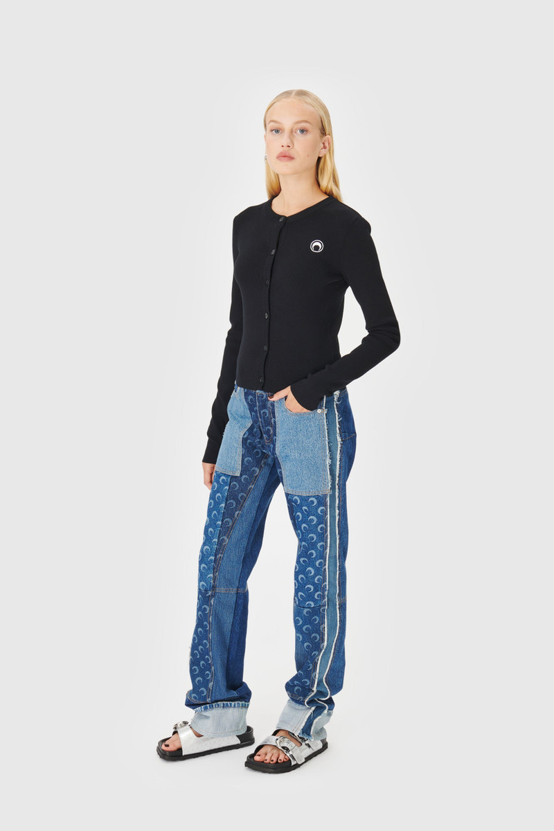 Marine Serre Core Knit Cardigan outlook