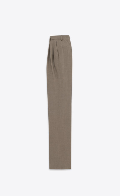 SAINT LAURENT high-waisted pants in wool outlook