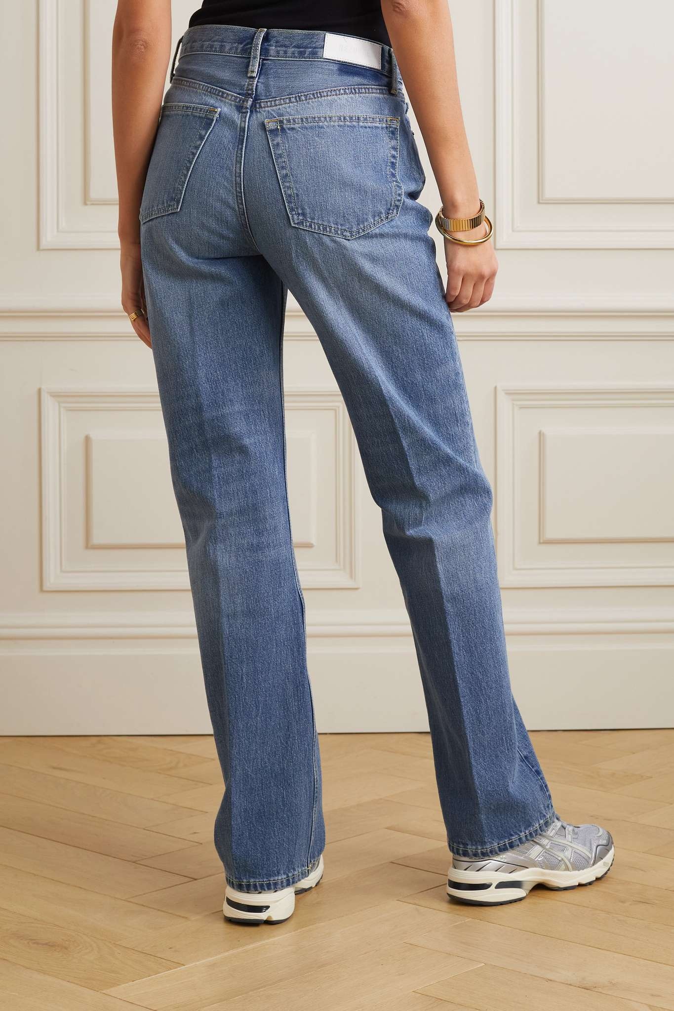 70s high-rise straight-leg jeans - 3