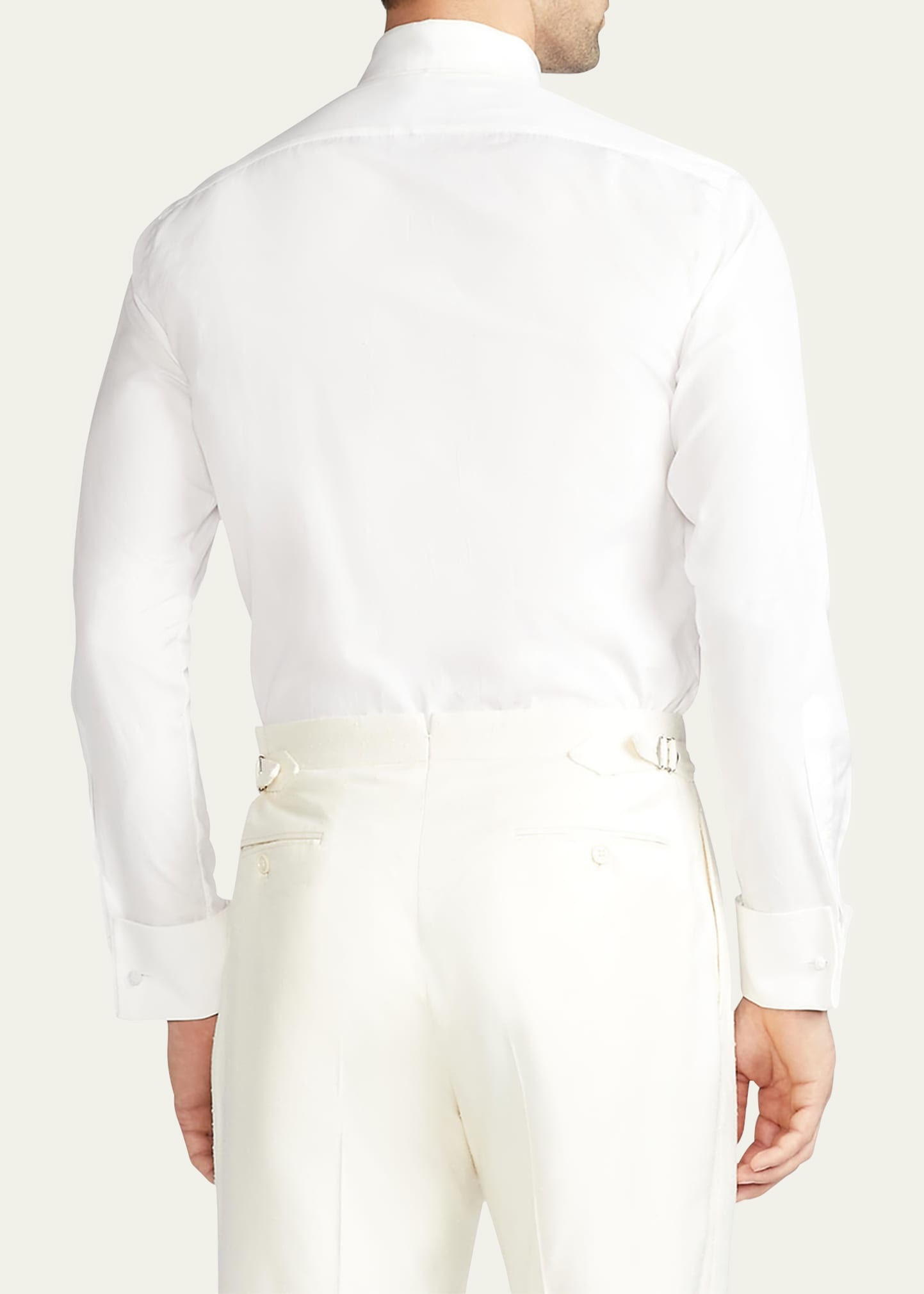 Solid Poplin Aston Pleated Formal Ds - 2