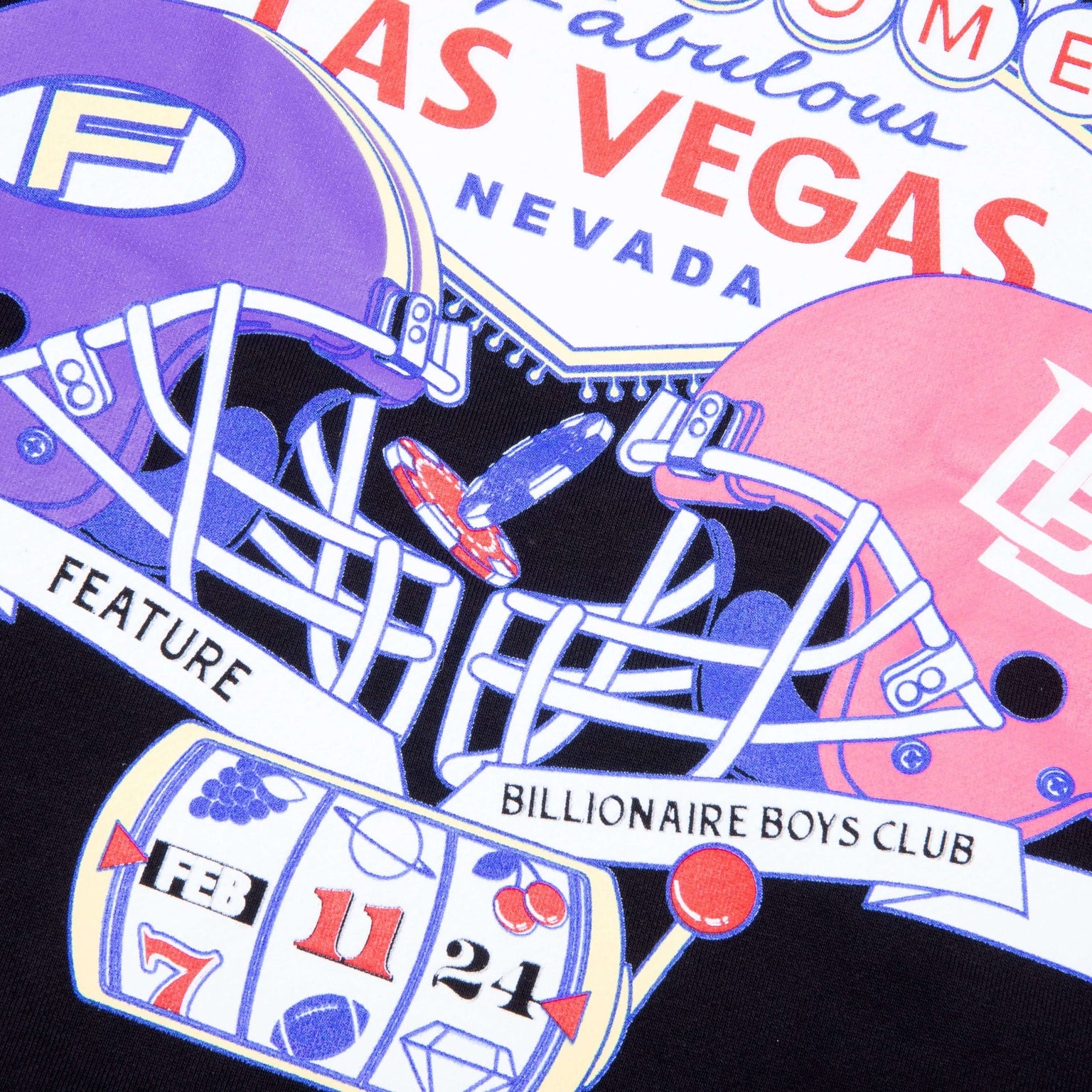 FEATURE X BILLIONAIRE BOYS CLUB LAS VEGAS HOODIE - BLACK - 10
