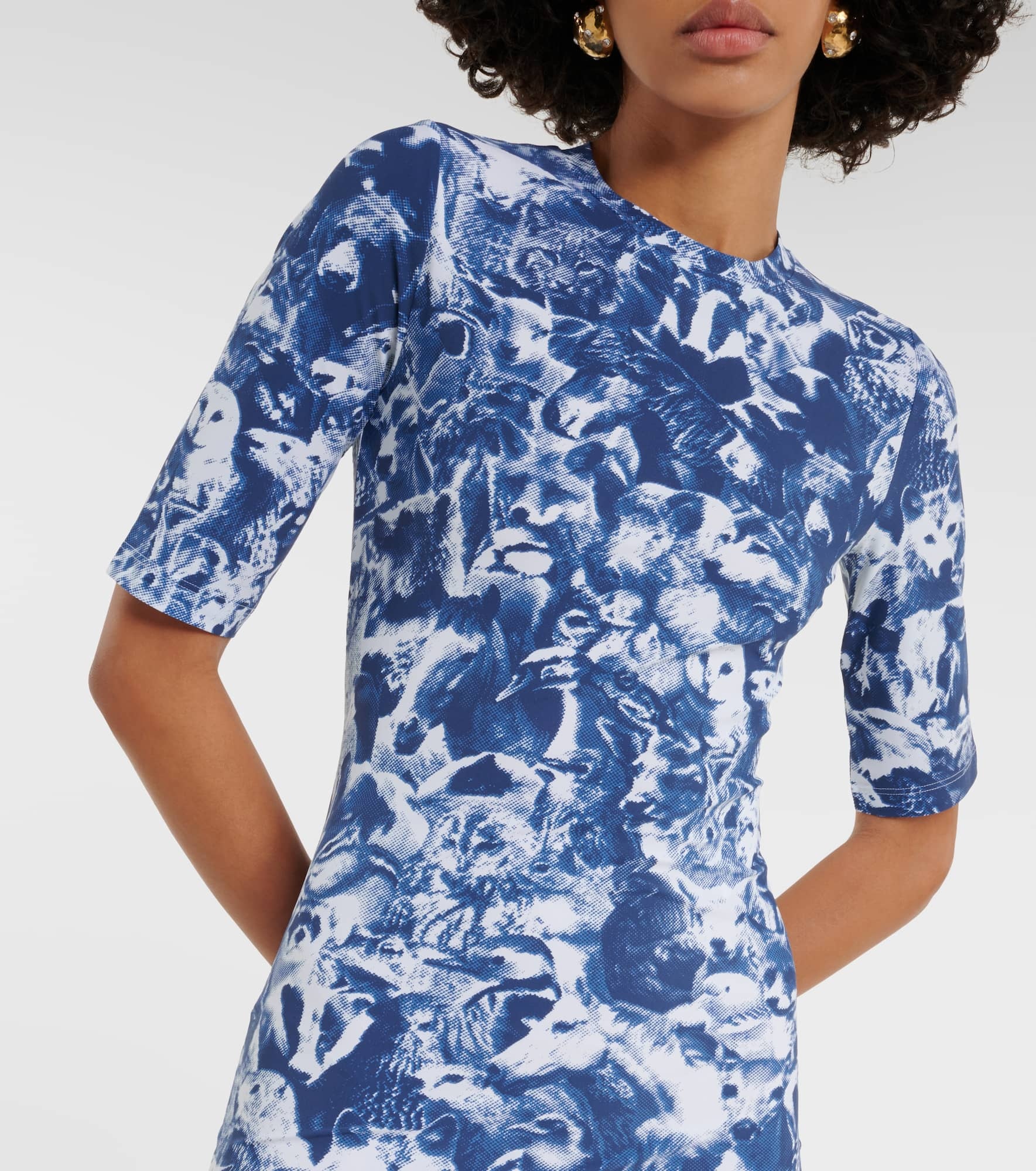 Printed minidress - 4