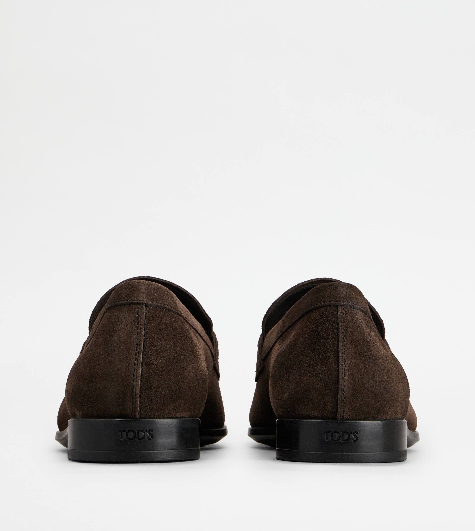 LOAFERS IN SUEDE - BROWN - 3