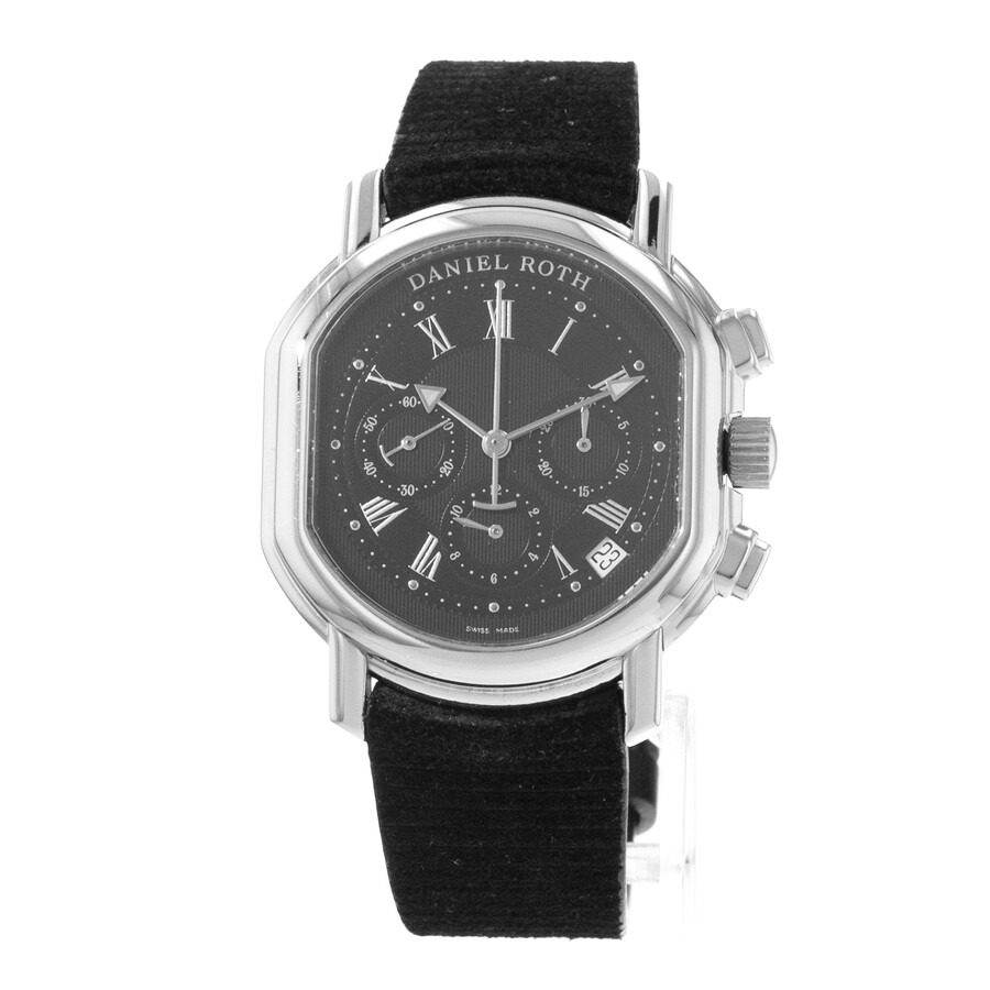 Daniel Roth - Pre-owned Daniel Roth Masters Chronograph Automatic Black Dial Men's Watch S247 - 3