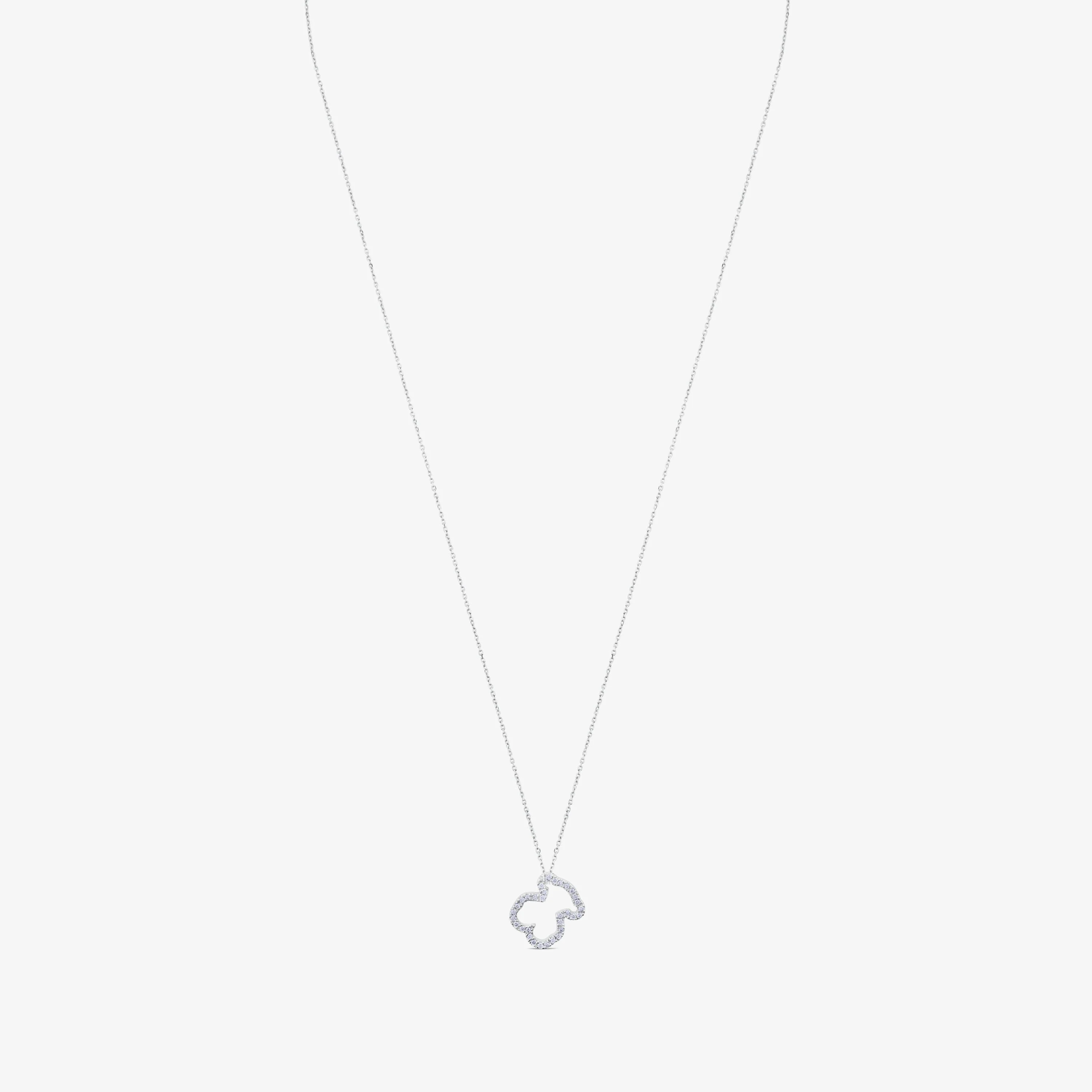 18K white gold TOUS Icon Gems Necklace with Diamonds 1,15cm. Bear motif - 1