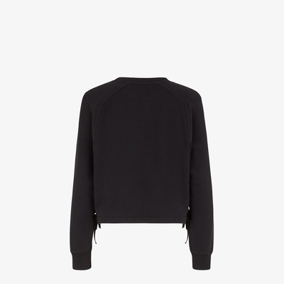 FENDI Black jersey sweatshirt outlook