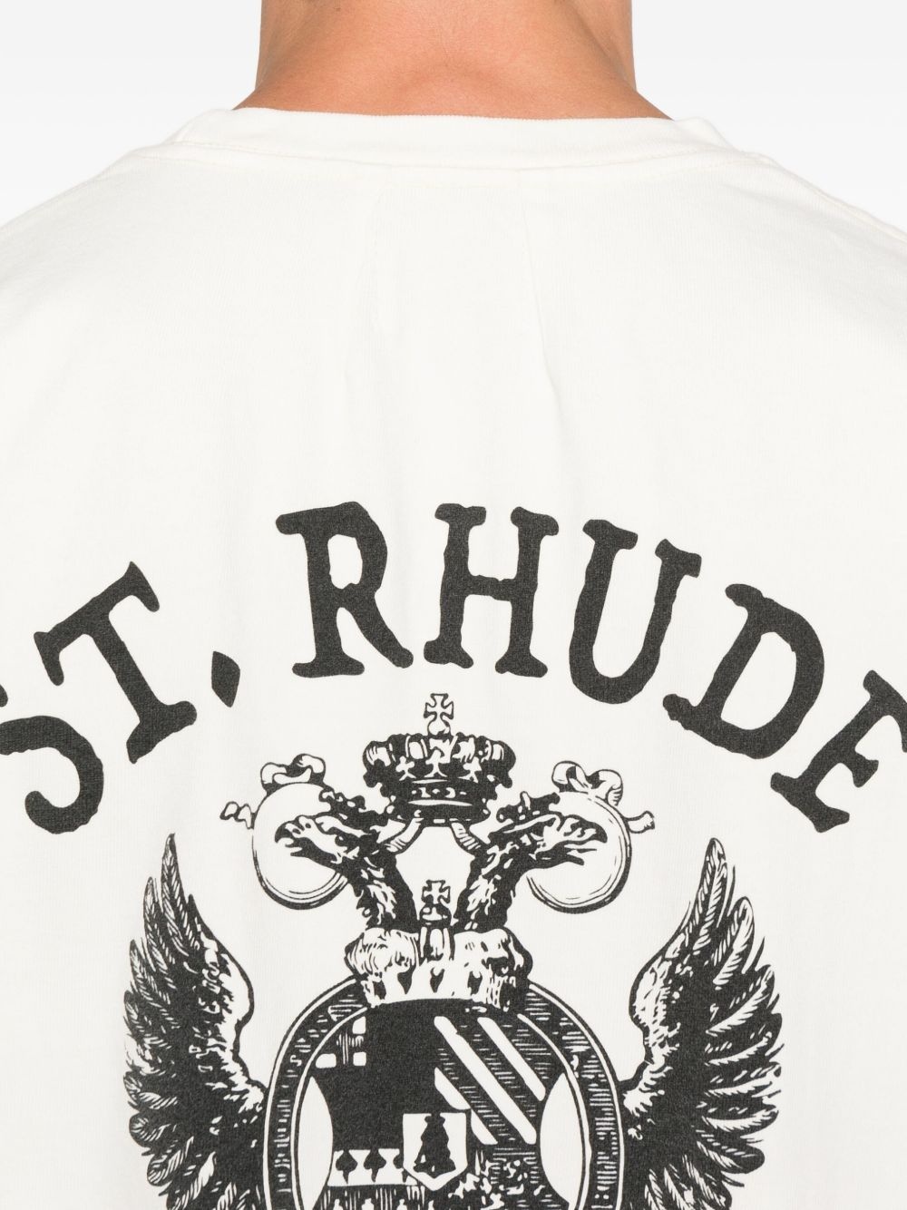 eagle-print T-shirt - 4