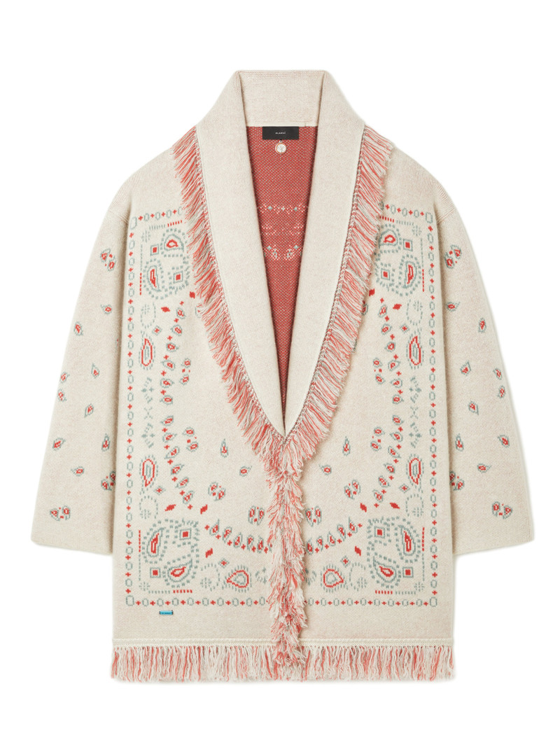 Bandana Jacquard Cardigan 1