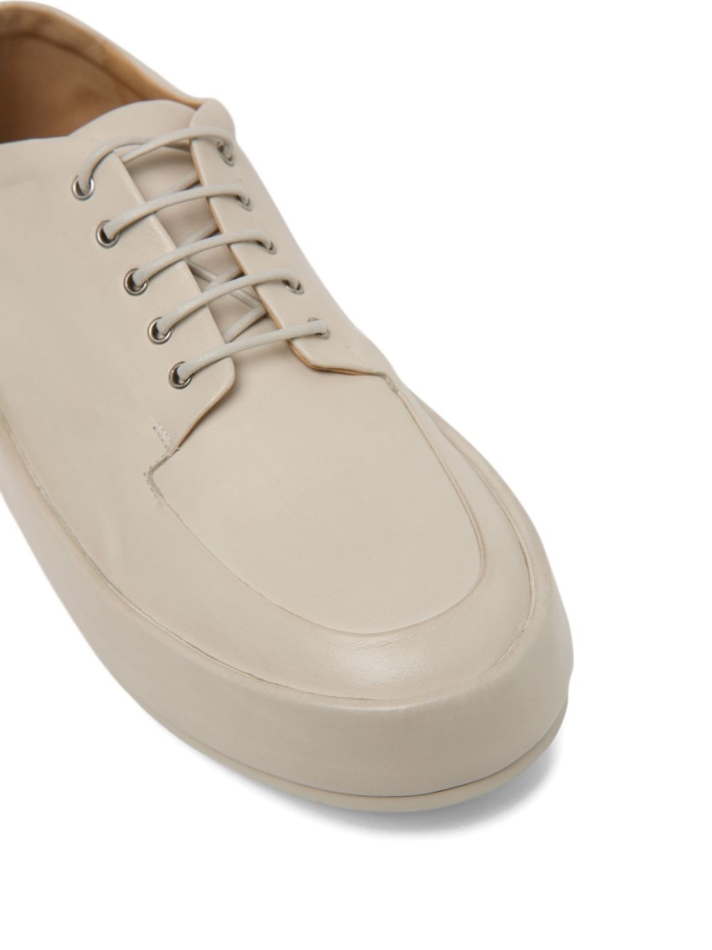 leather derby shoes - 4