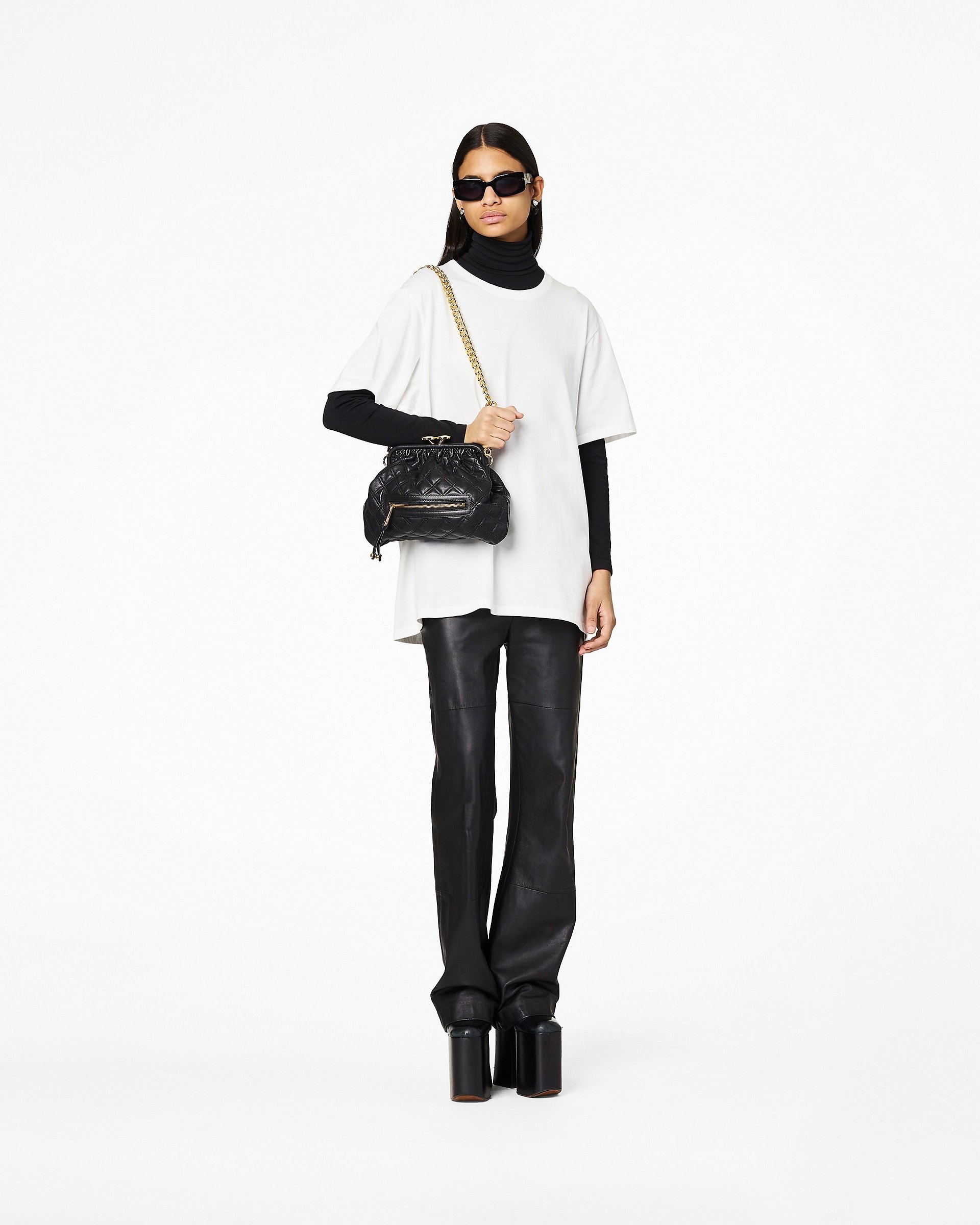 RE-EDITION QUILTED LEATHER LITTLE STAM BAG - 2