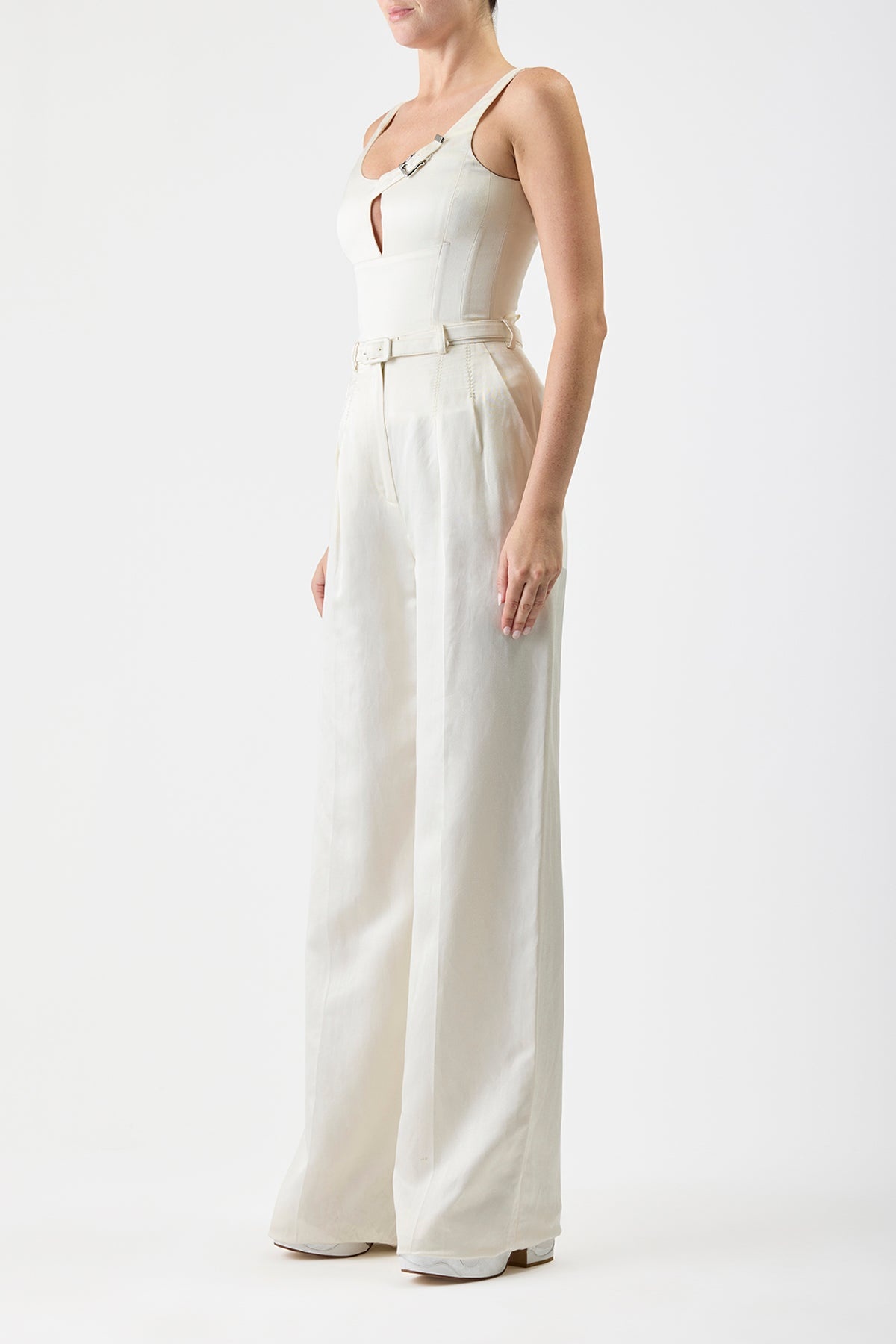 Avalon Top in Silk Linen - 3