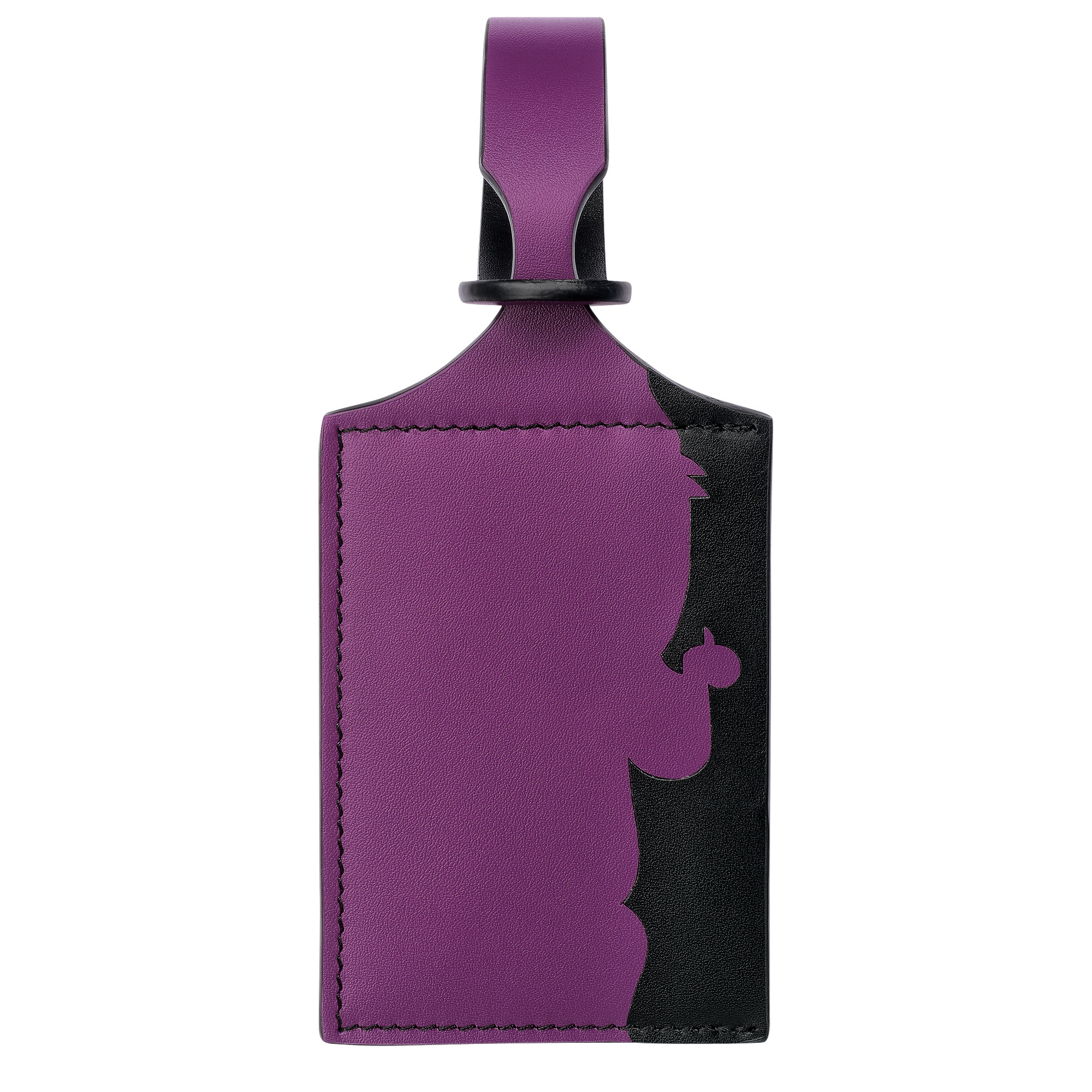 LGP Travel Luggage tag Violet - Leather - 1