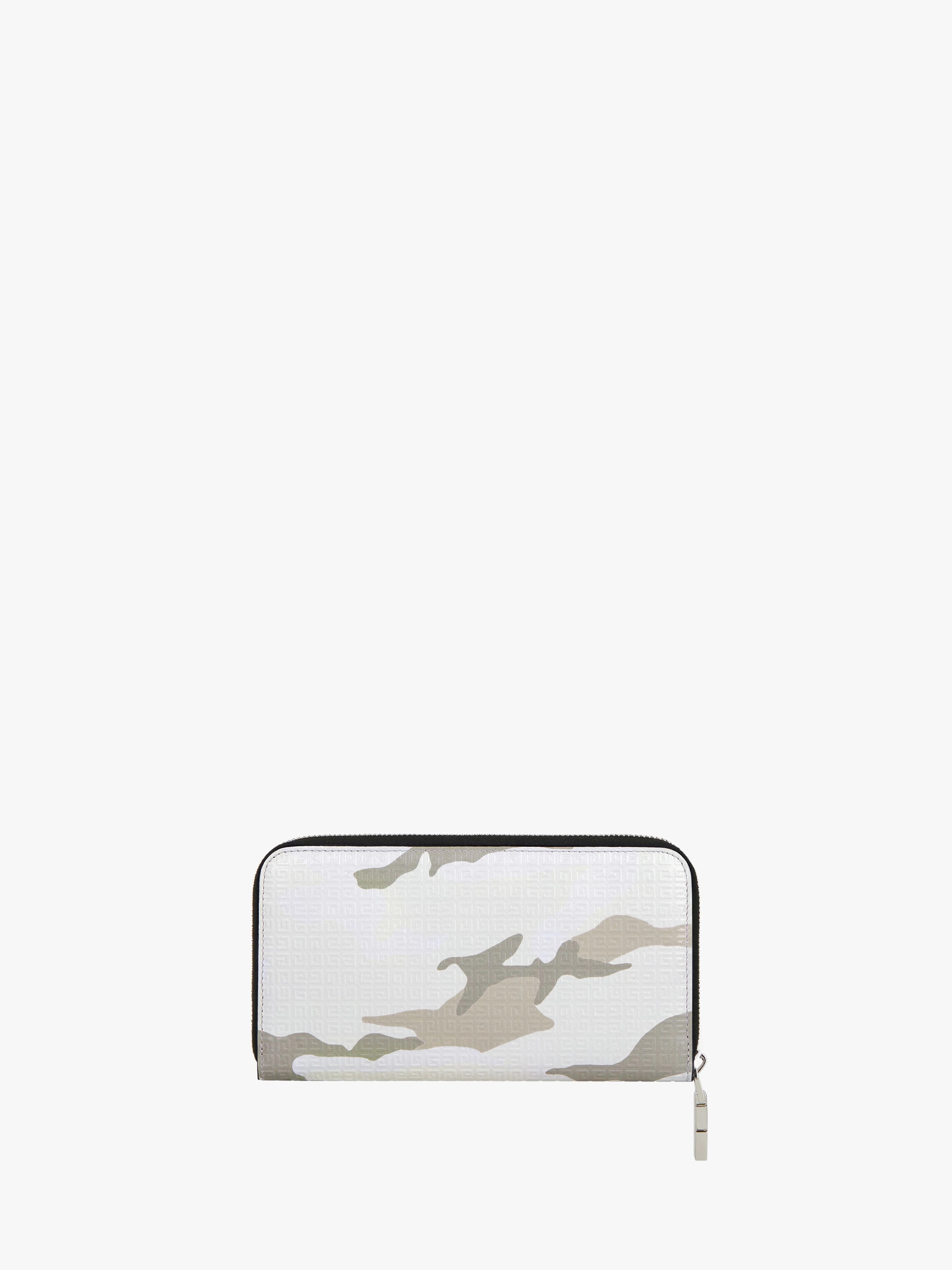 LONG GIVENCHY ZIPPERED WALLET IN 4G CAMO LEATHER - 4