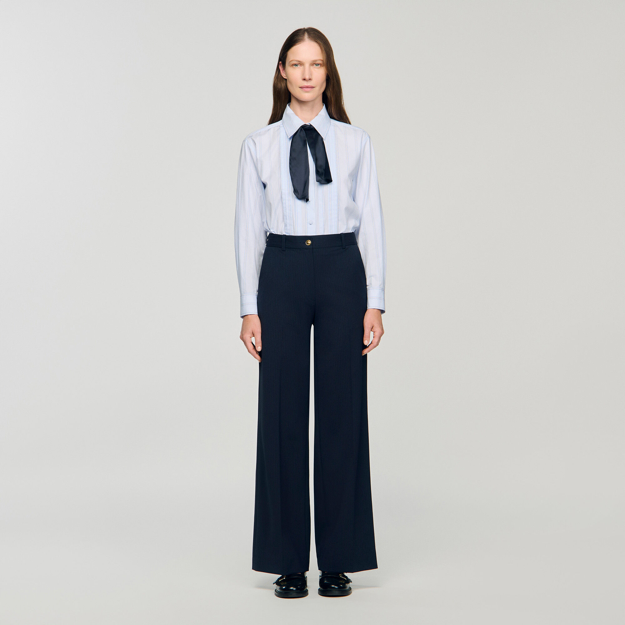 CHALK-STRIPED TROUSERS - 2