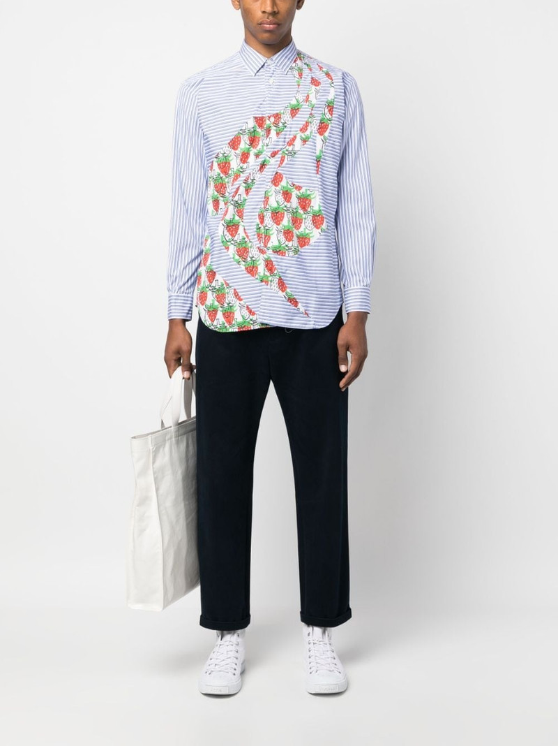 Comme des Garçons SHIRT graphic-print cotton shirt outlook
