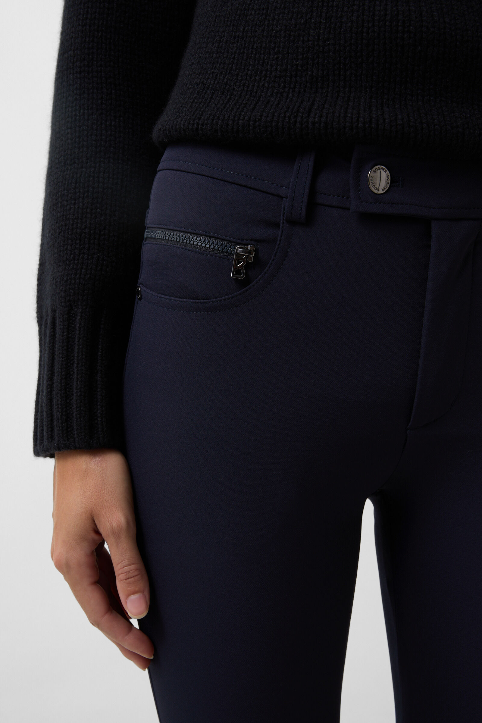 Stretch pants Lindy in Navy blue - 5