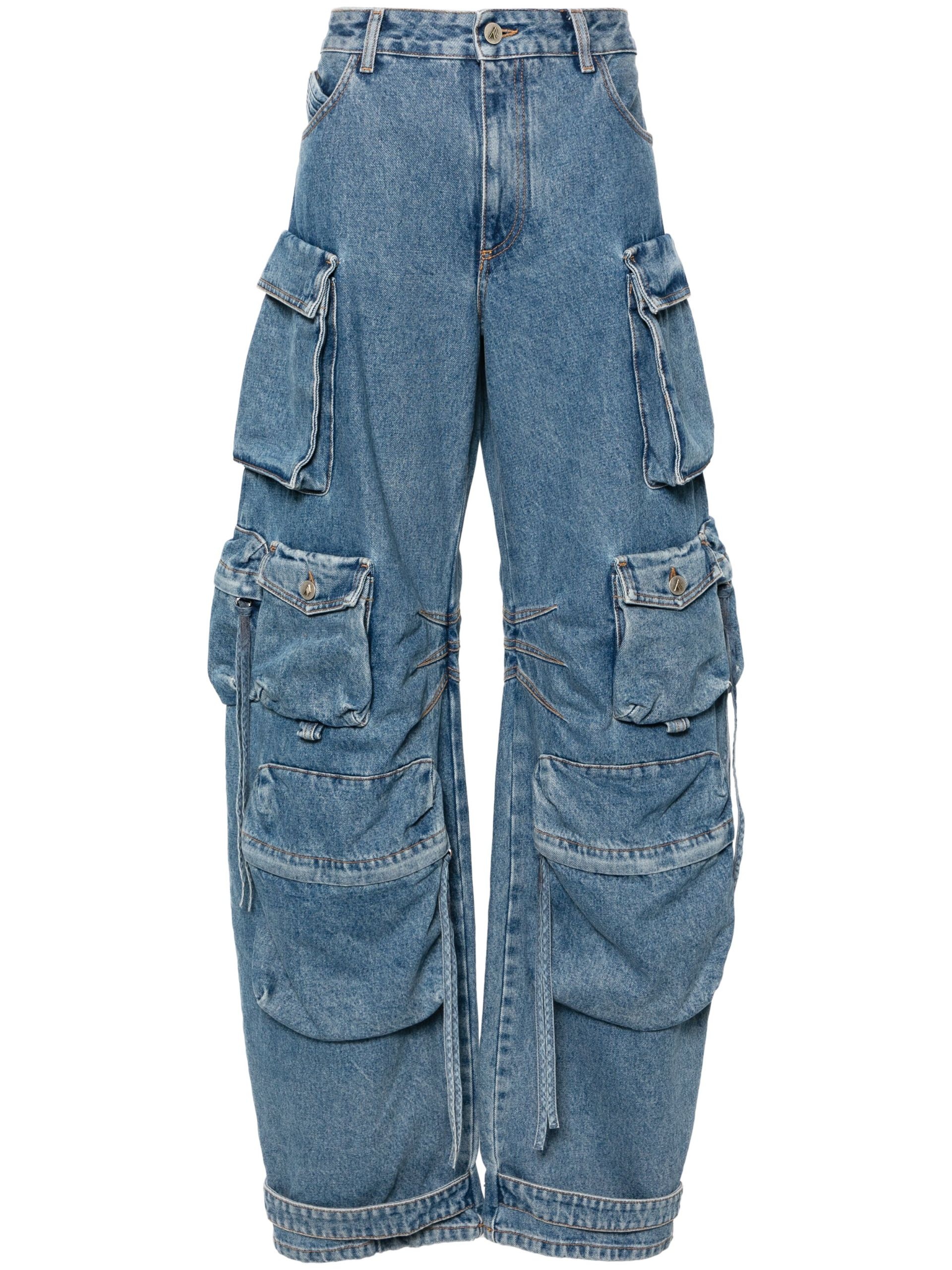 Blue Fern Cargo Jeans - 1