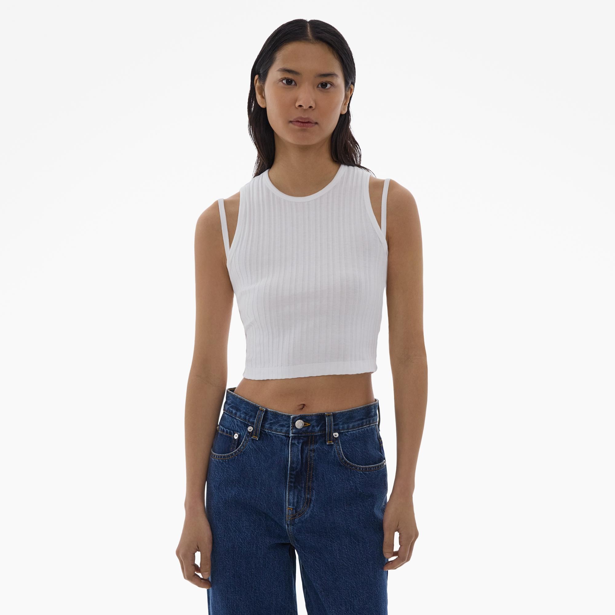 CROPPED MUSCLE TEE - 3