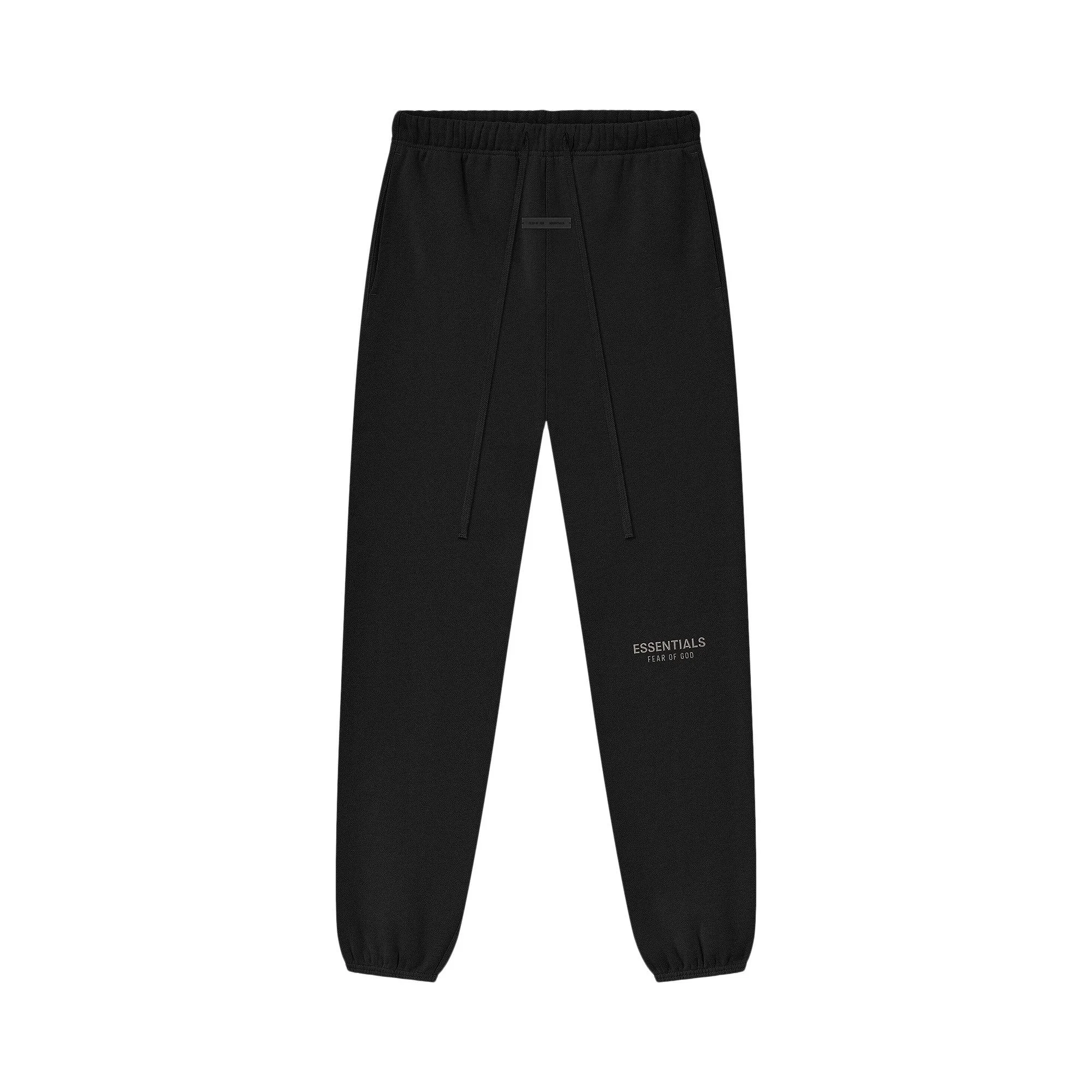 Fear of God Essentials Vintage Fleece Sweatpant 'Jet Black' - 1