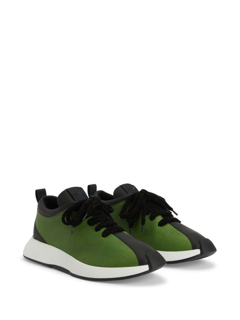 Giuseppe Zanotti Ferox panelled leather sneakers outlook
