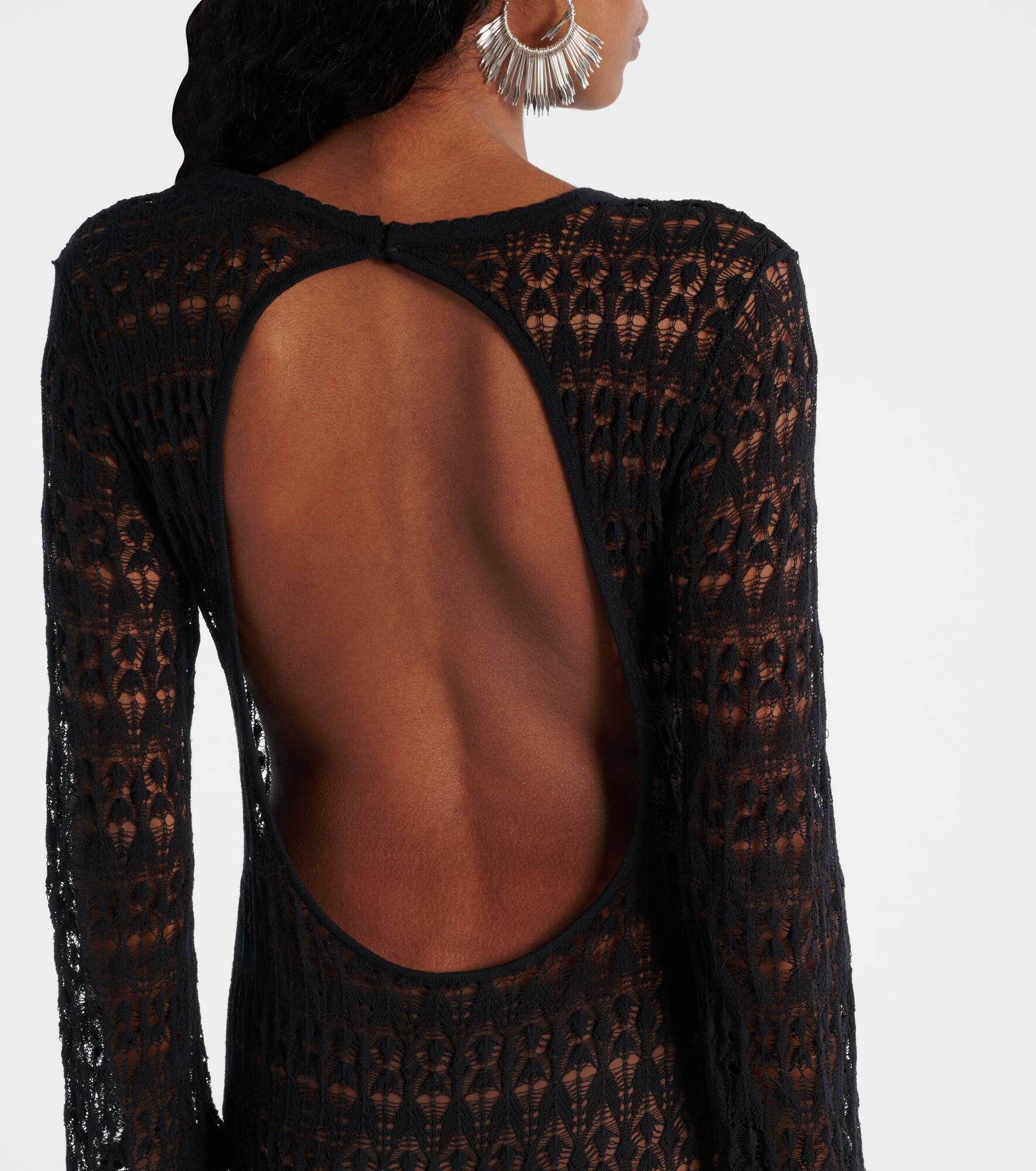 Paloma crochet cotton-blend maxi dress - 6