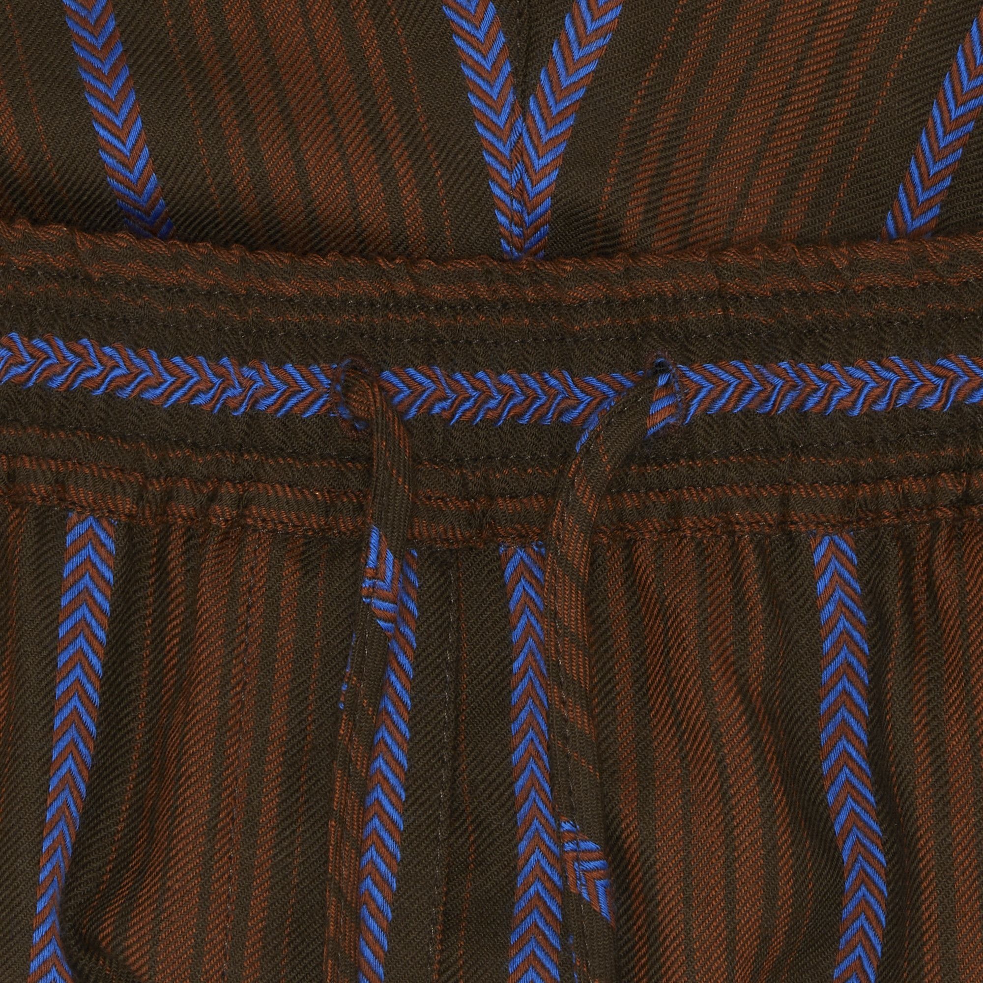Wales Bonner Life Shorts 'Brown/Blue' - 3